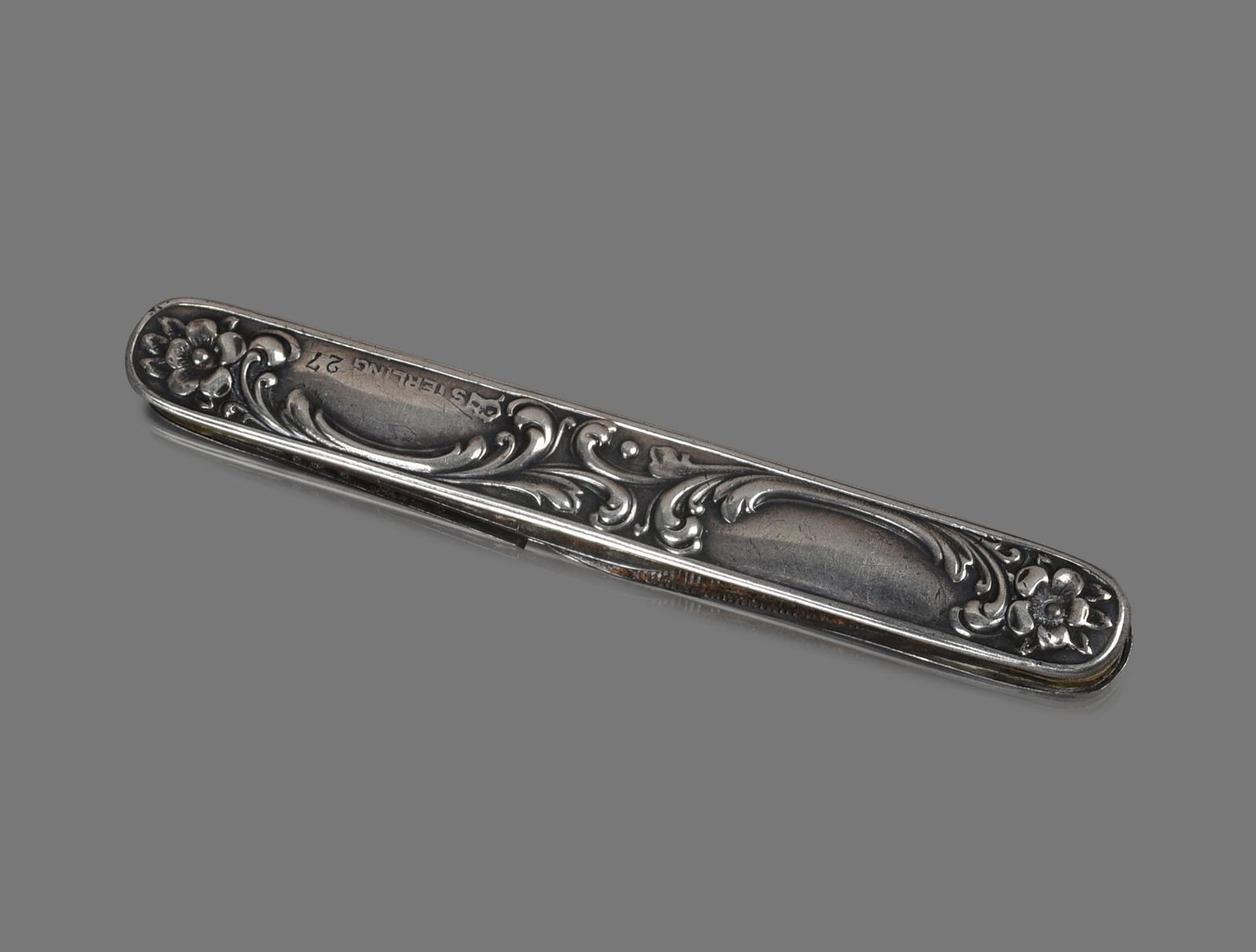 Sterling Silver Pen Knife.: Length 2.82 inches.