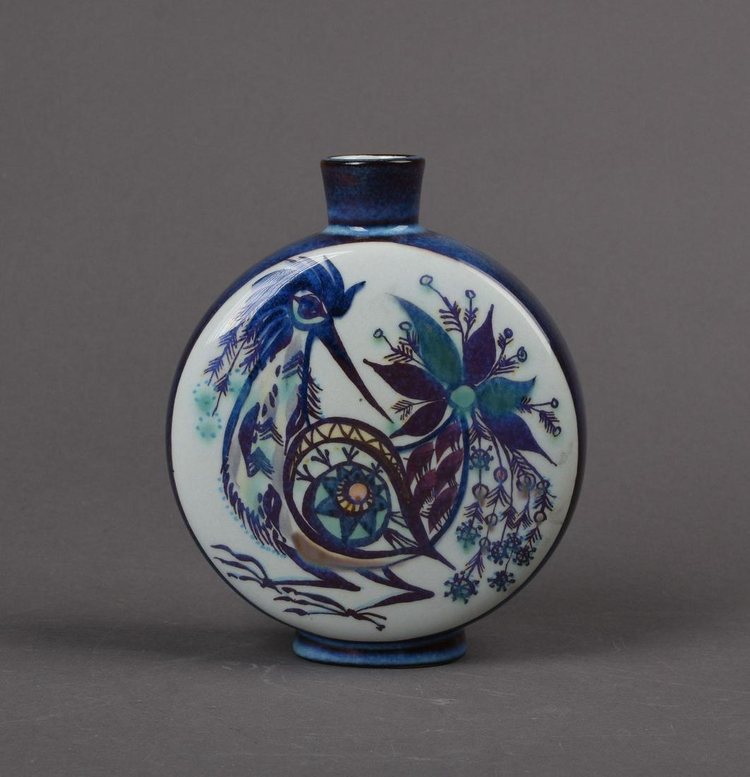 Royal Copenhagen Faience Bud Vase.: Height 5.25 inches.