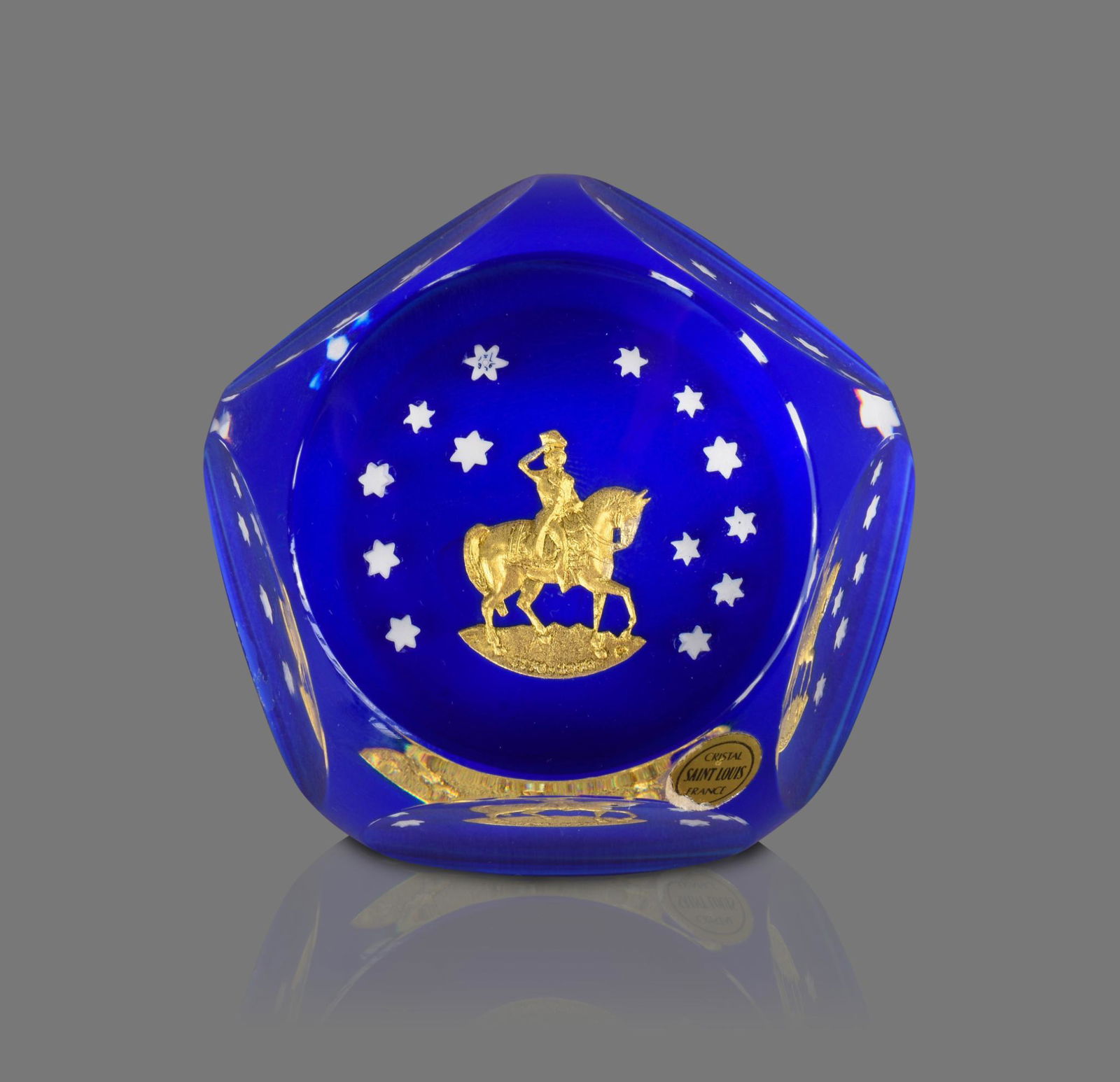 Saint Louis American Bicentennial Glass Paperweight. (1 of 2)