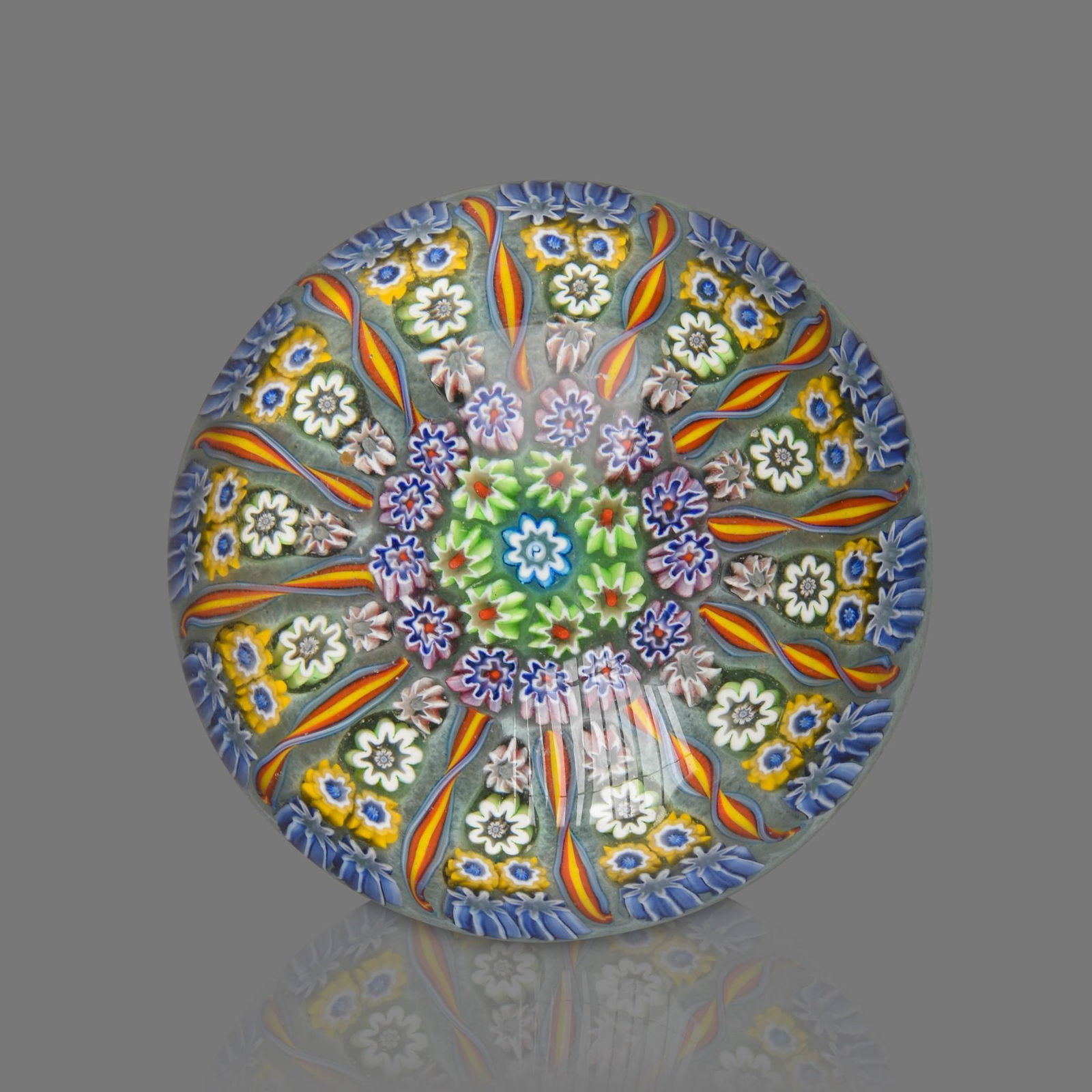 Perthshire Millefiori Glass Paperweight. (1 of 2)