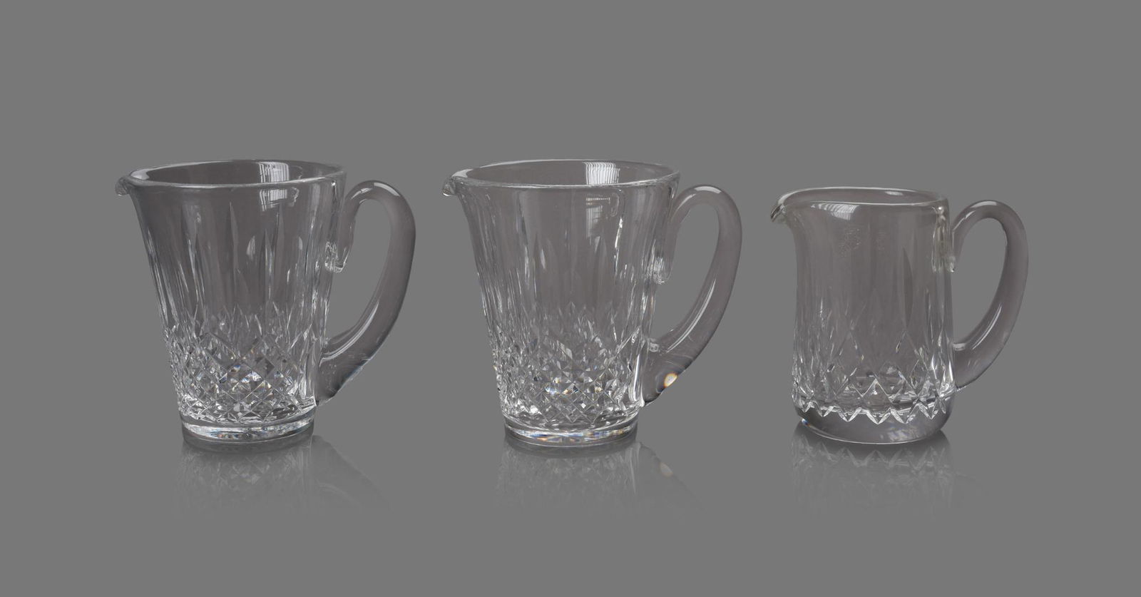 Three Waterford Crystal Pitchers. (1 of 3)