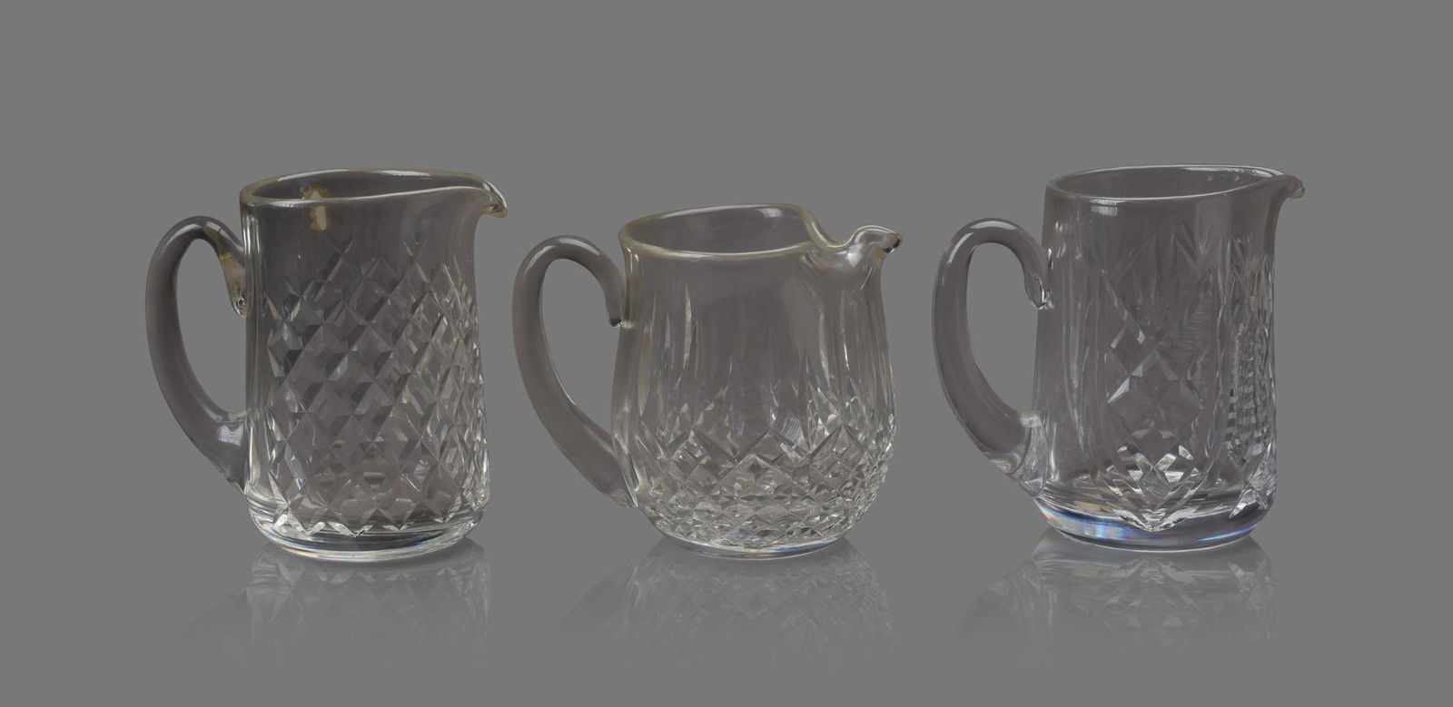 Three Waterford Crystal Pitchers. (1 of 4)