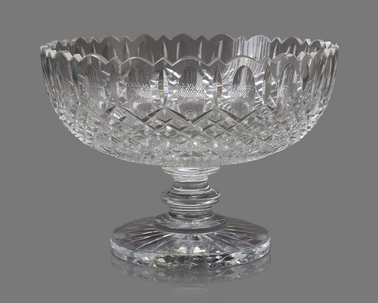 Large Waterford Crystal Compote. (1 of 3)