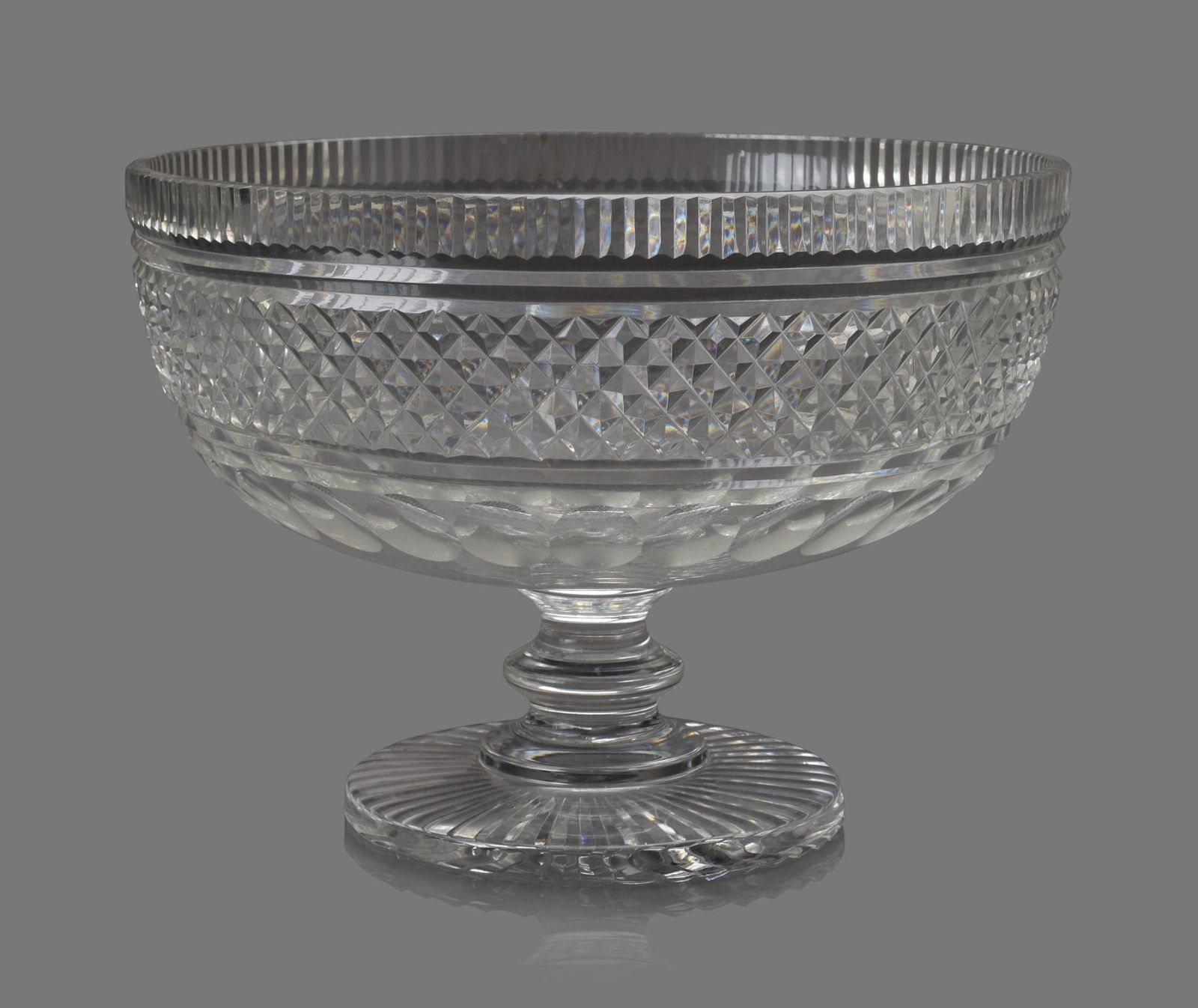 Large Waterford Crystal Compote. (1 of 3)