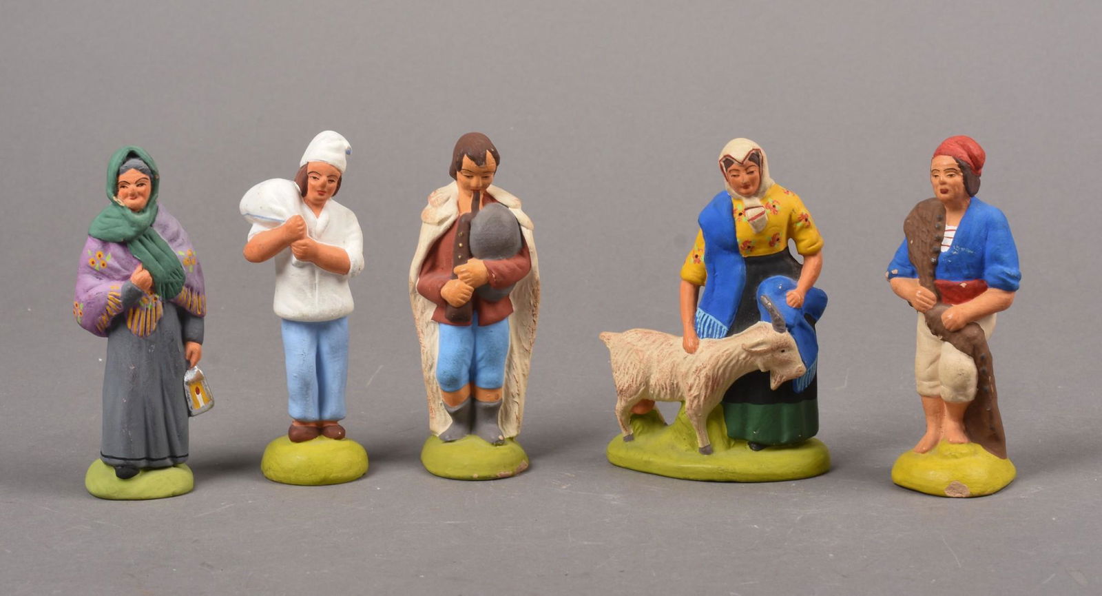 Vintage E. Ricard Le Santon d'Art Marseille Occupational Figures. (1 of 4)