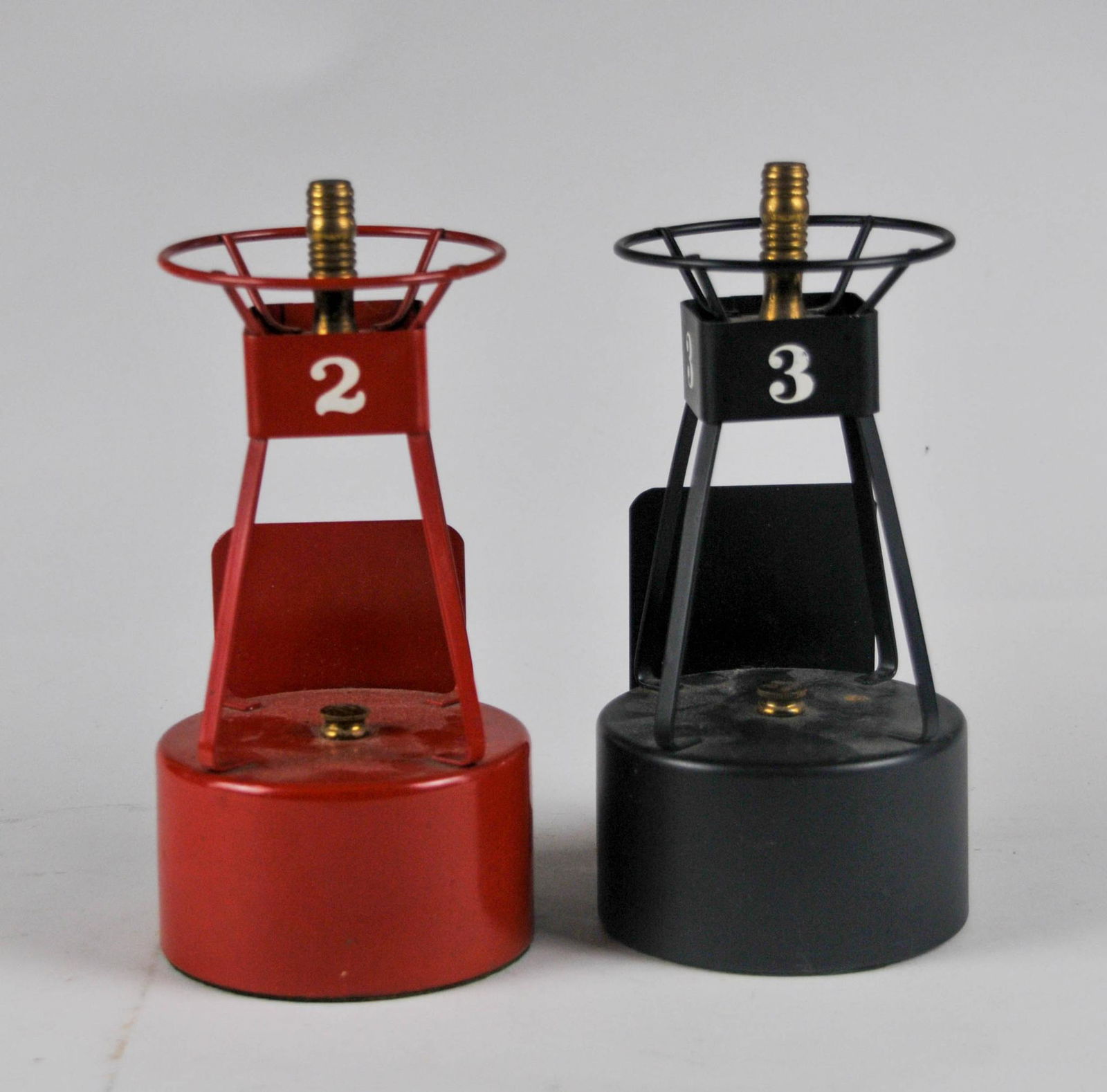 Pair of Bell Buoy Bookends.: Height 8 inches.