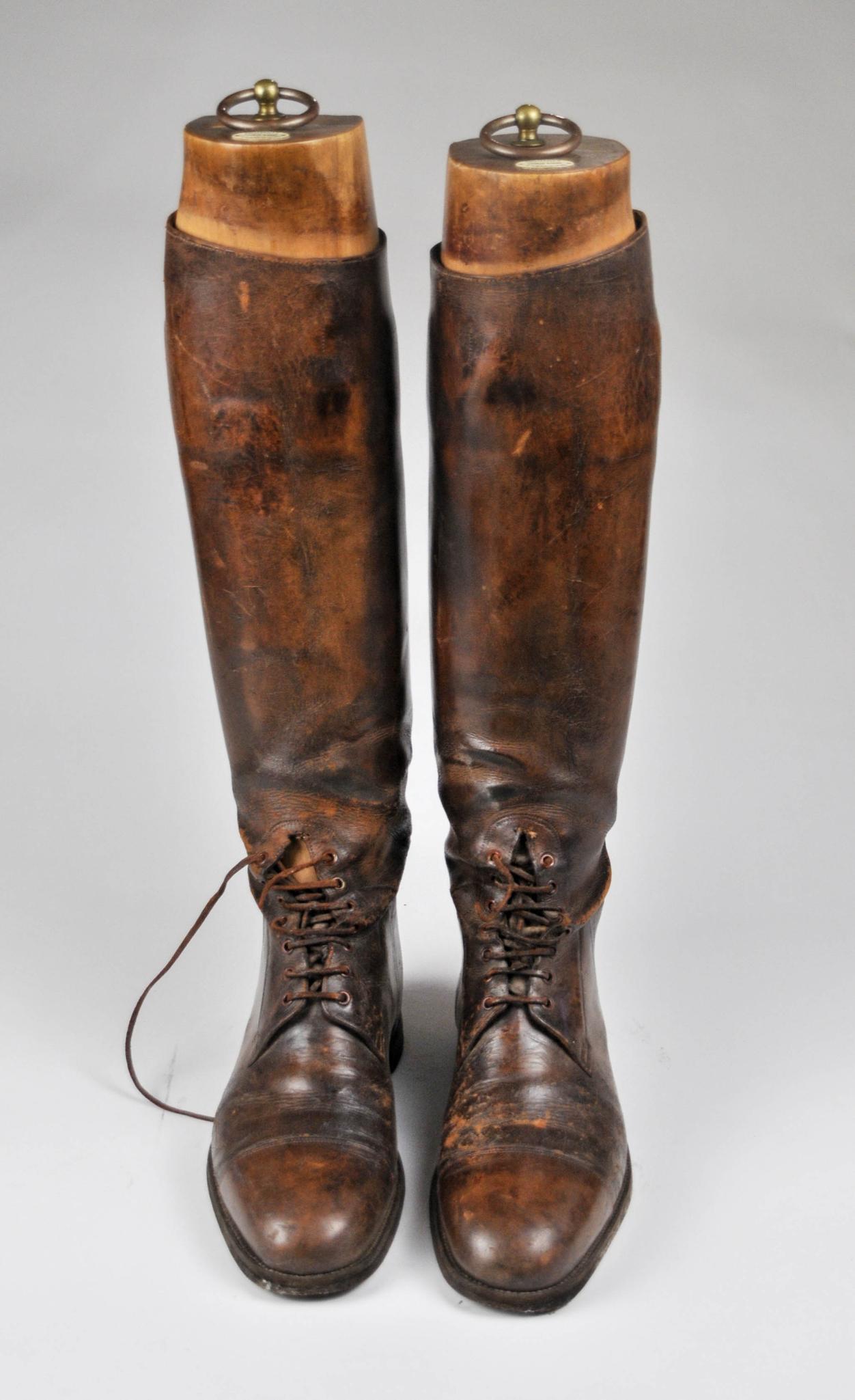 Fine Pair of Leather Riding Boots With Original Trees. (1 of 2)