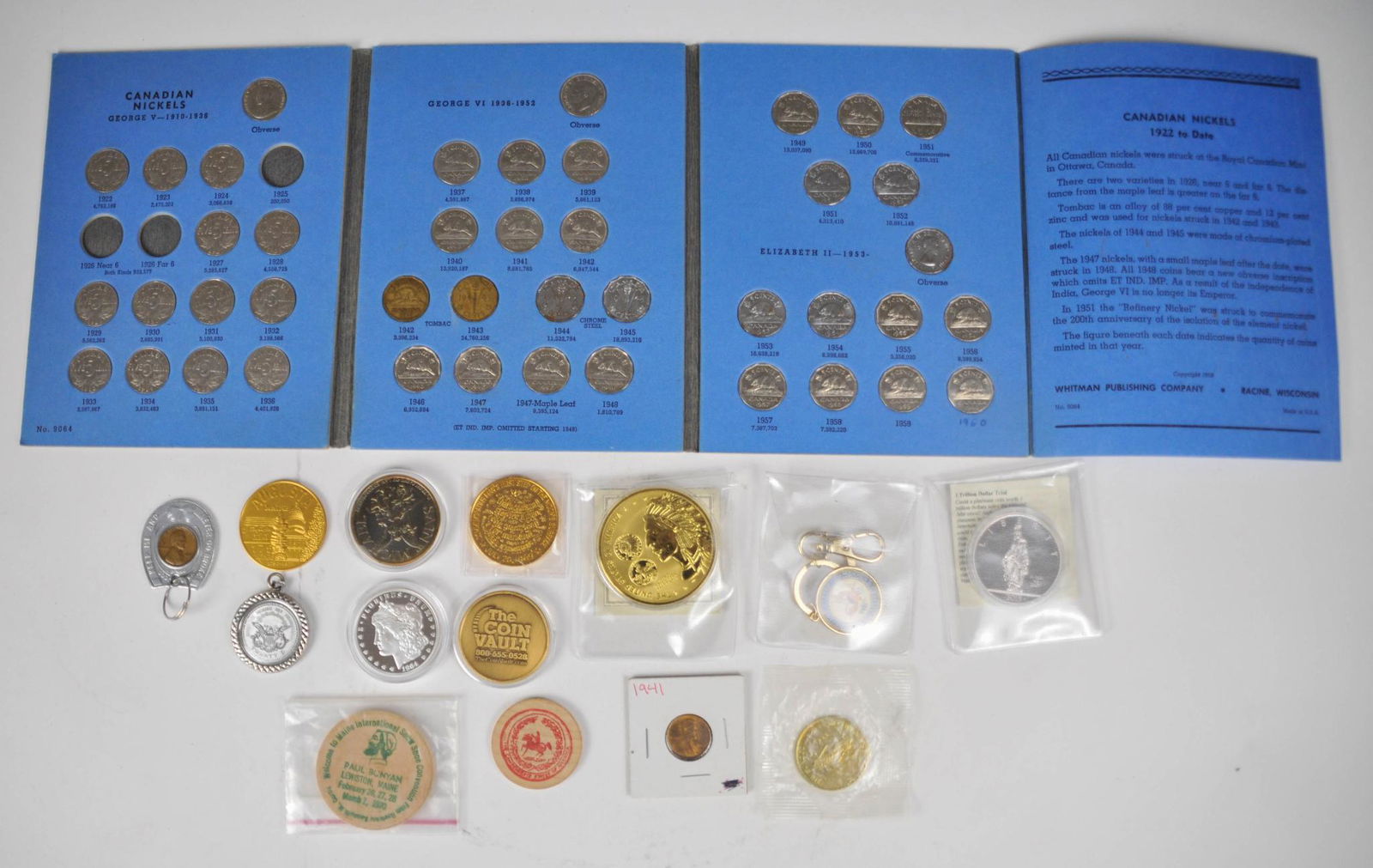 Assortment of Coins and Commemorative Tokens. (1 of 5)