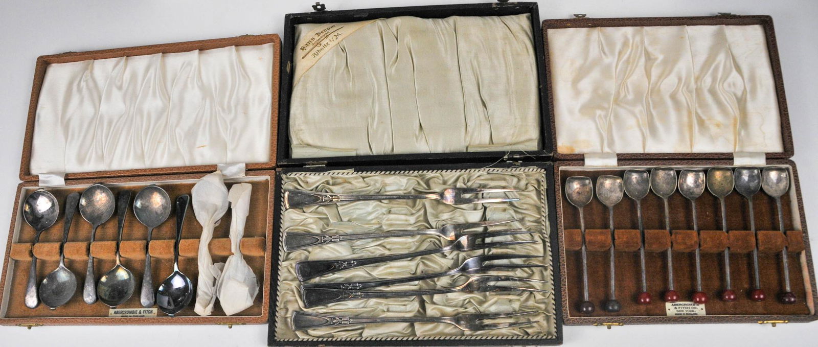 Three Cased Flatware Sets. (1 of 8)
