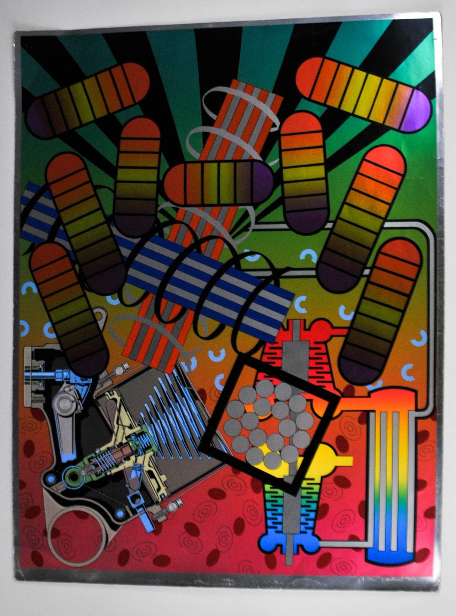 Three Peter Phillips Pop Art Prints.: Sheets 34 x 26 inches, pencil signed, dated 1972, and numbered 89/100