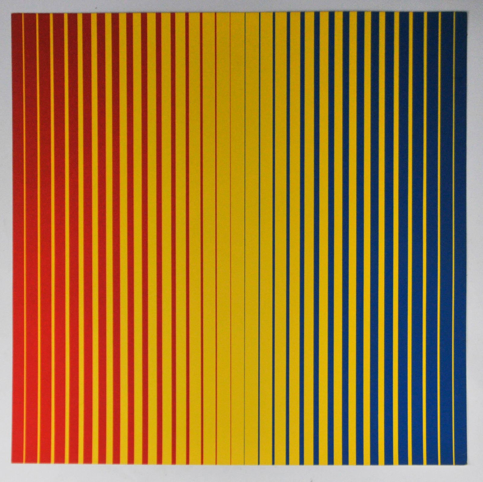 Two Signed 1970's Colorful Geometric Prints. (1 of 2)