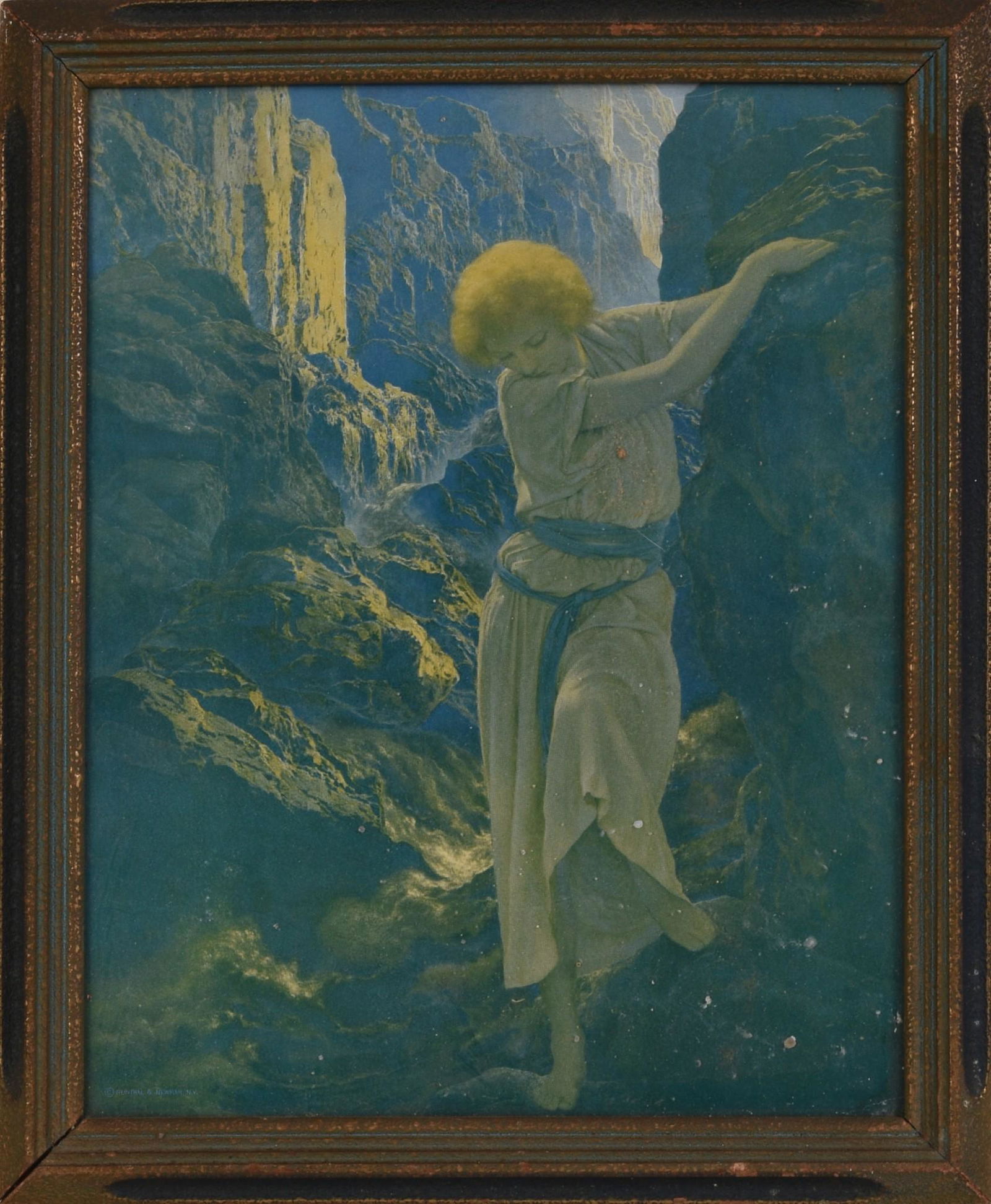 Maxfield Parrish. The Canyon. (1 of 2)