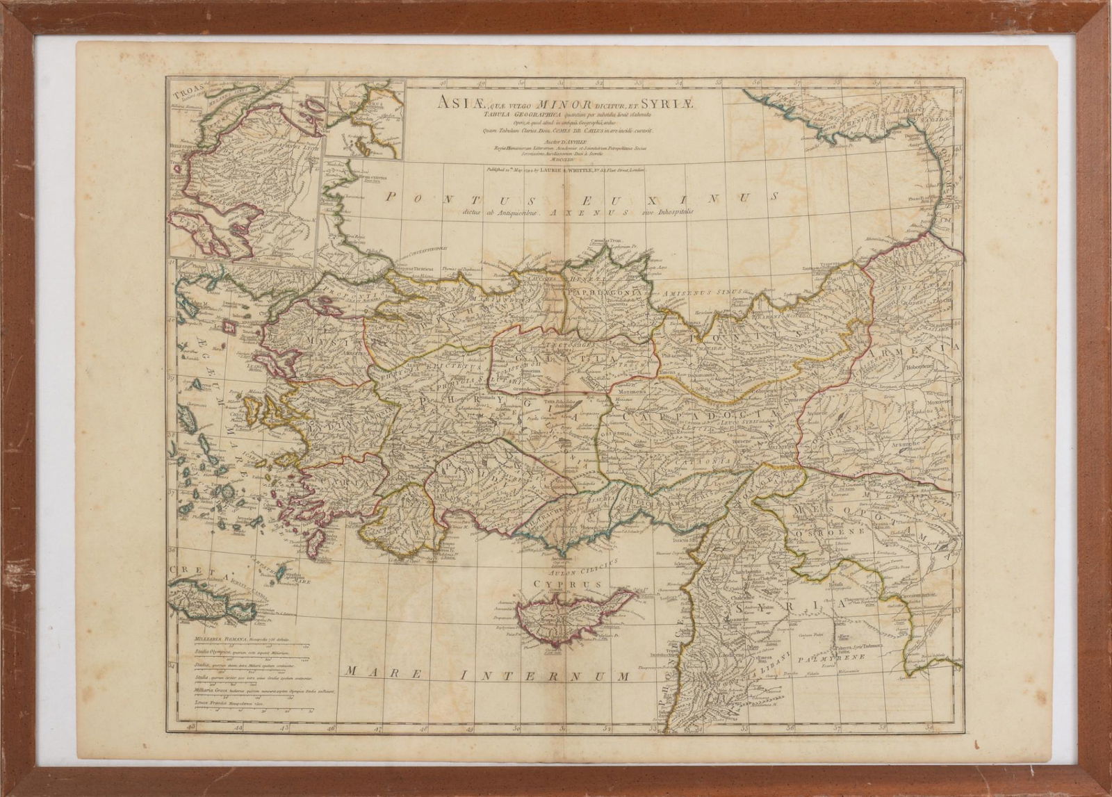1794 D'Anville Map of Asia Minor. (1 of 2)