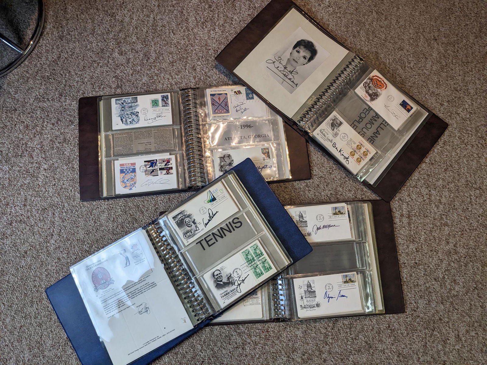 Four Binders of Signed First Day Covers. (1 of 8)