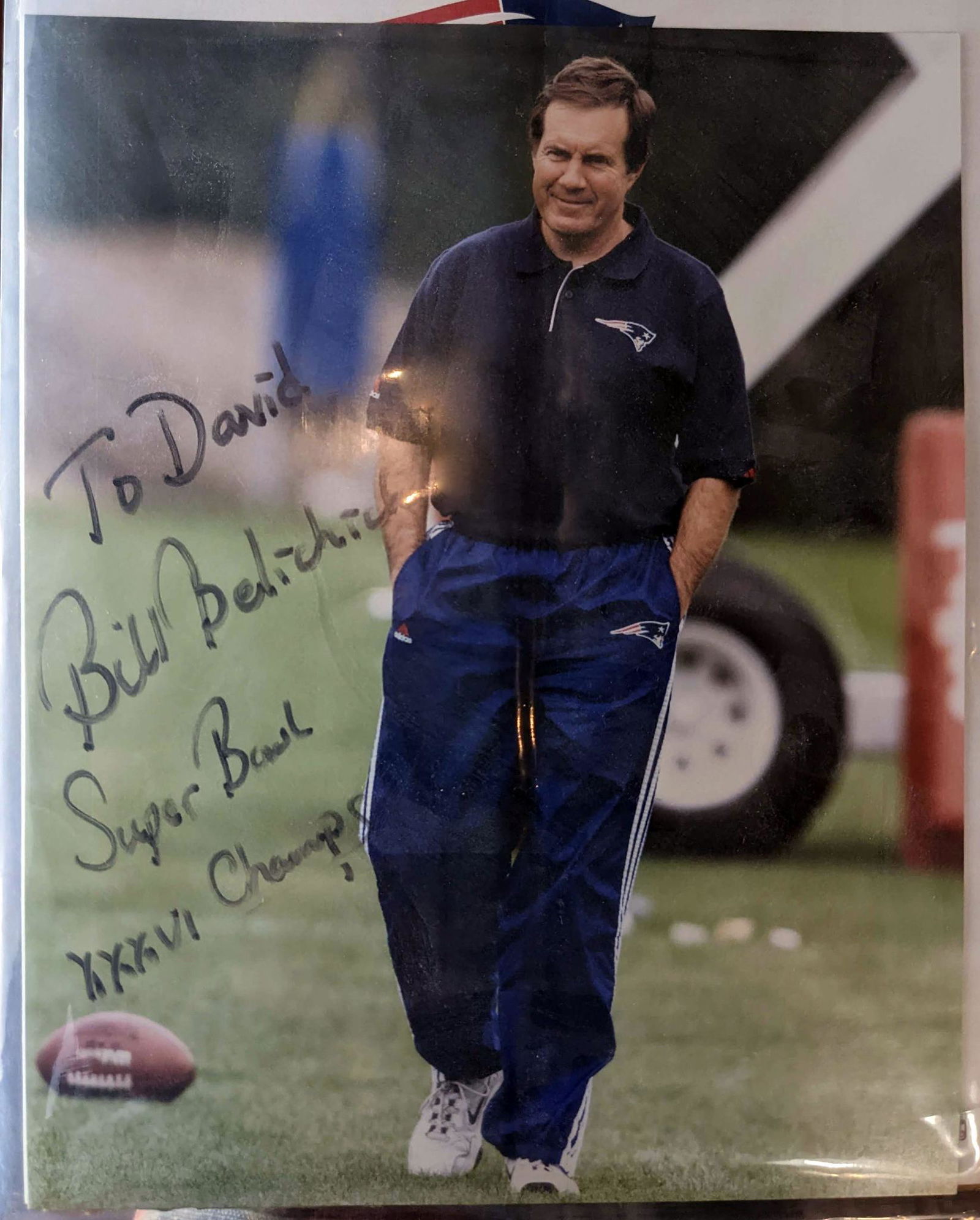 Signed Bill Belichik Photograph (1 of 1)