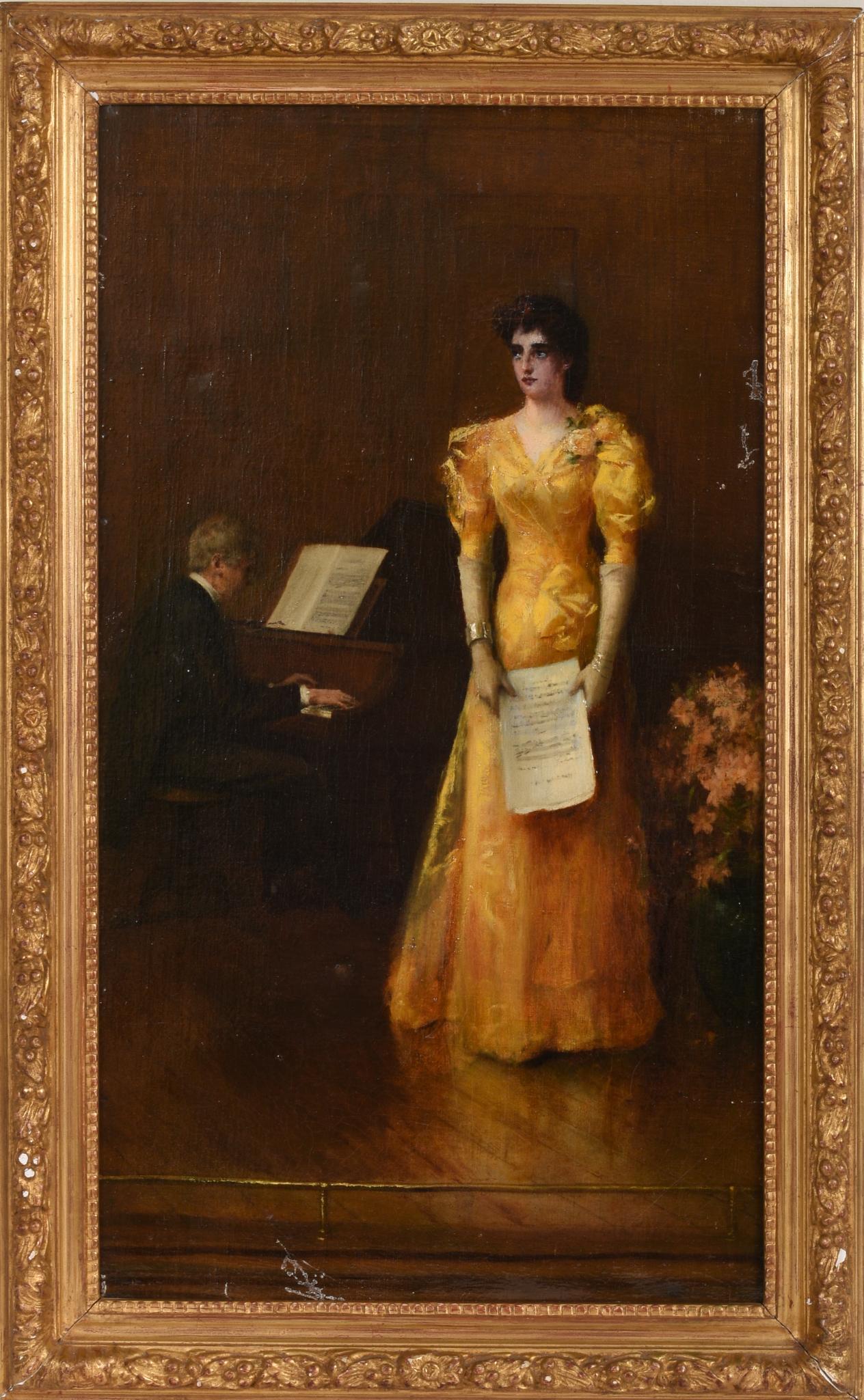 19th Century French Portrait of a Singer. (1 of 5)