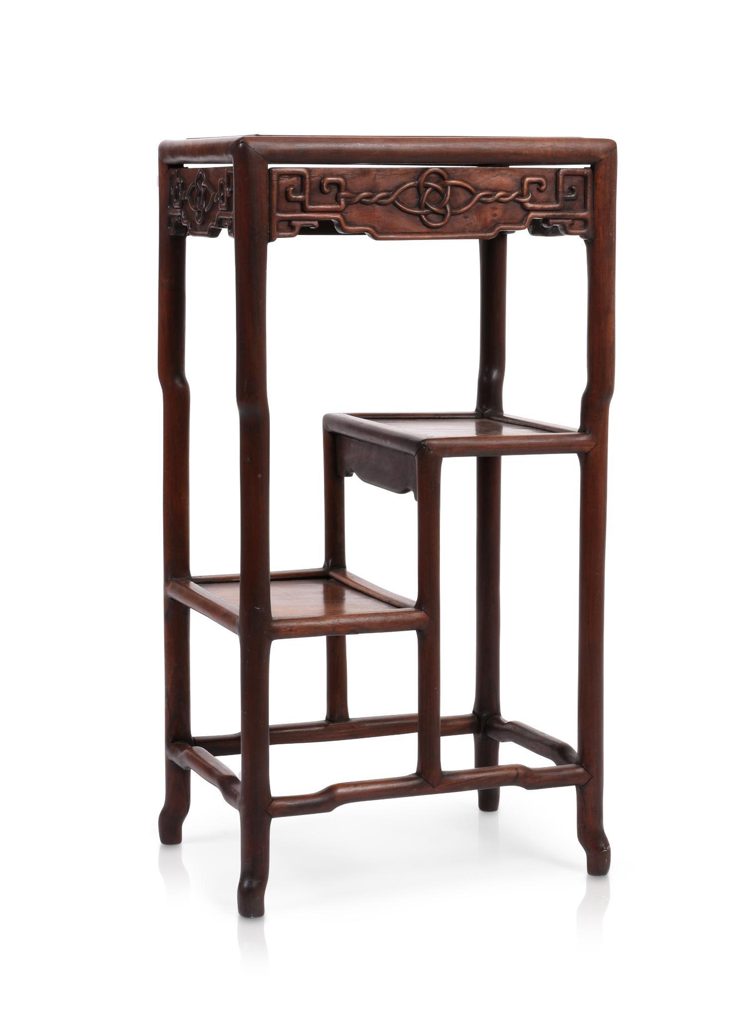 Chinese Rosewood Display Stand. (1 of 6)