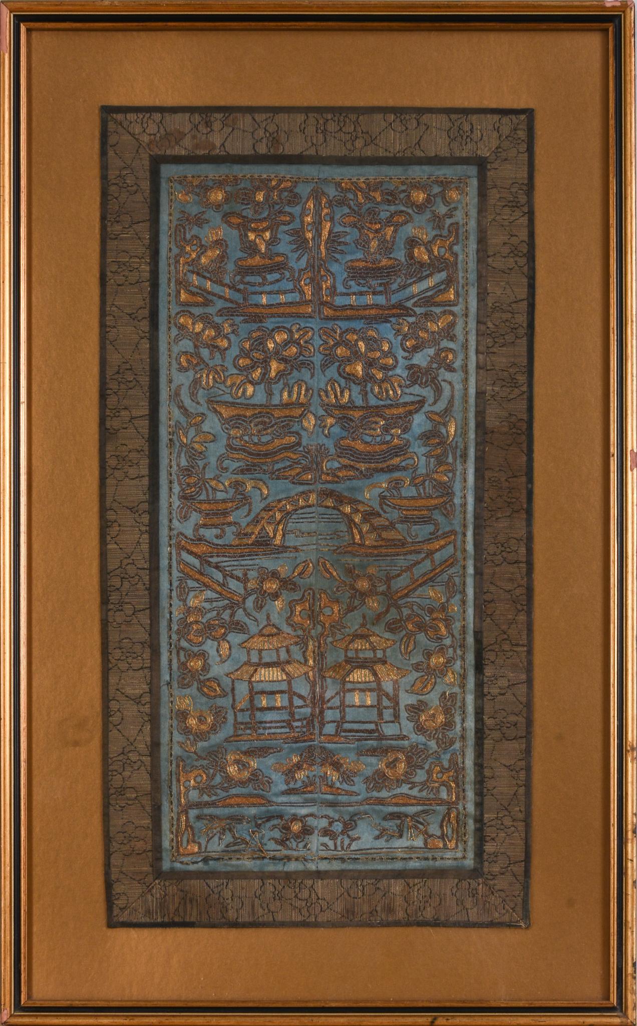 Chinese Embroidered Silk Panel (1 of 2)
