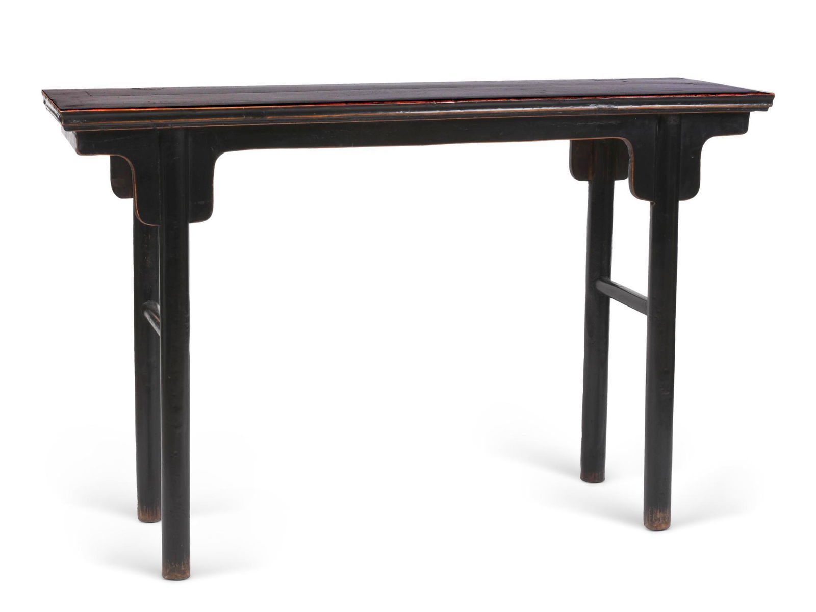 Chinese Black Lacquer Altar Table. (1 of 3)