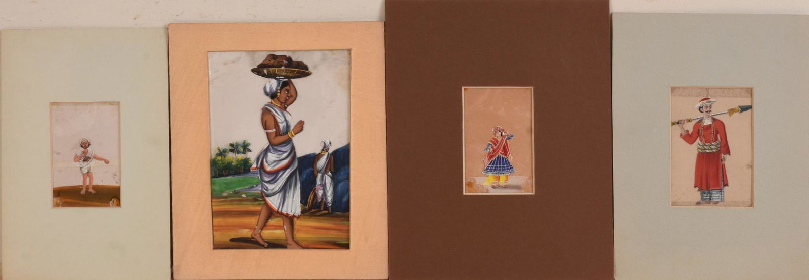 Five Indian Paintings on Celluloid Panels. (1 of 6)