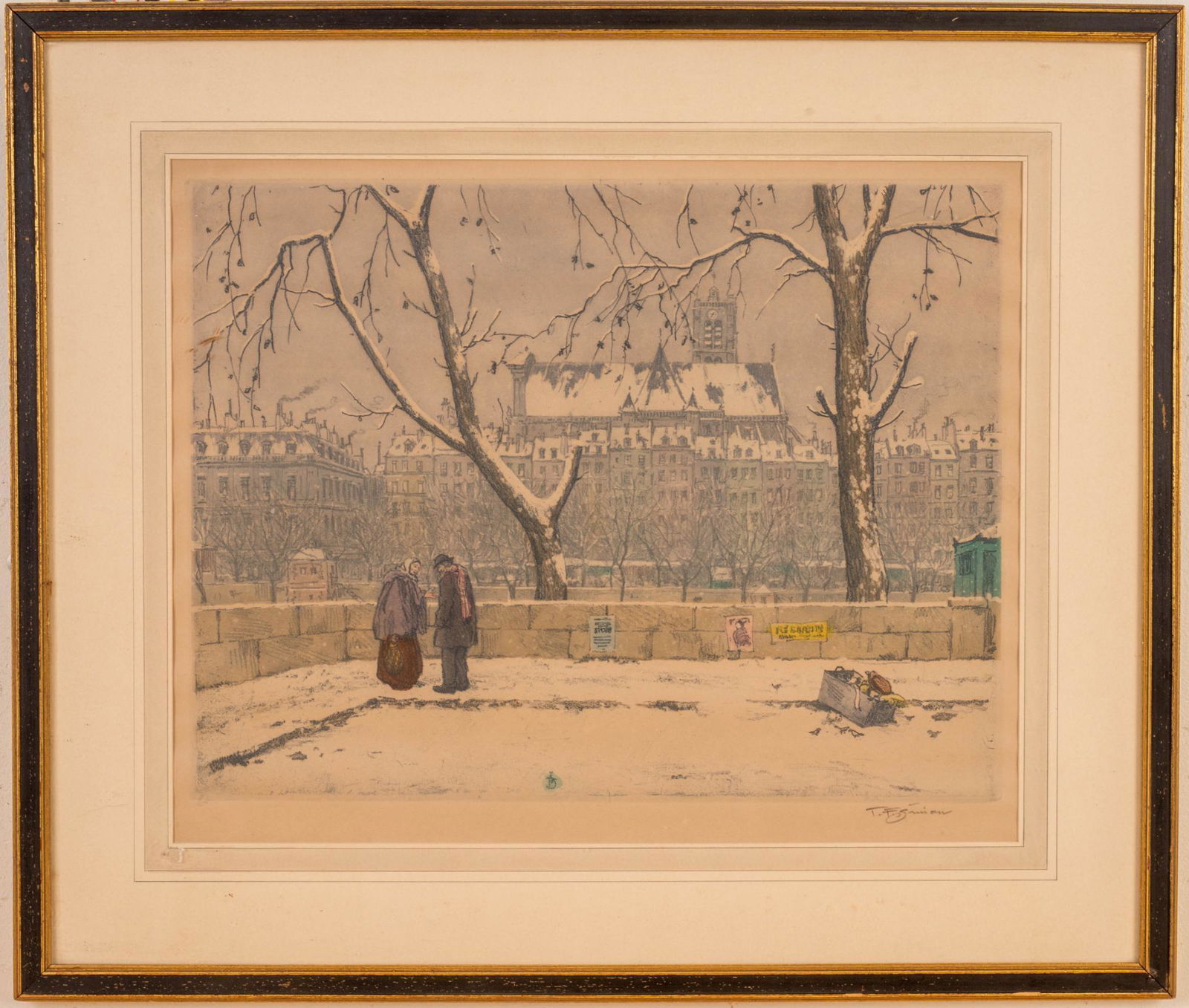 Tavik Frantisek Simon Color Aquatint. (1 of 2)