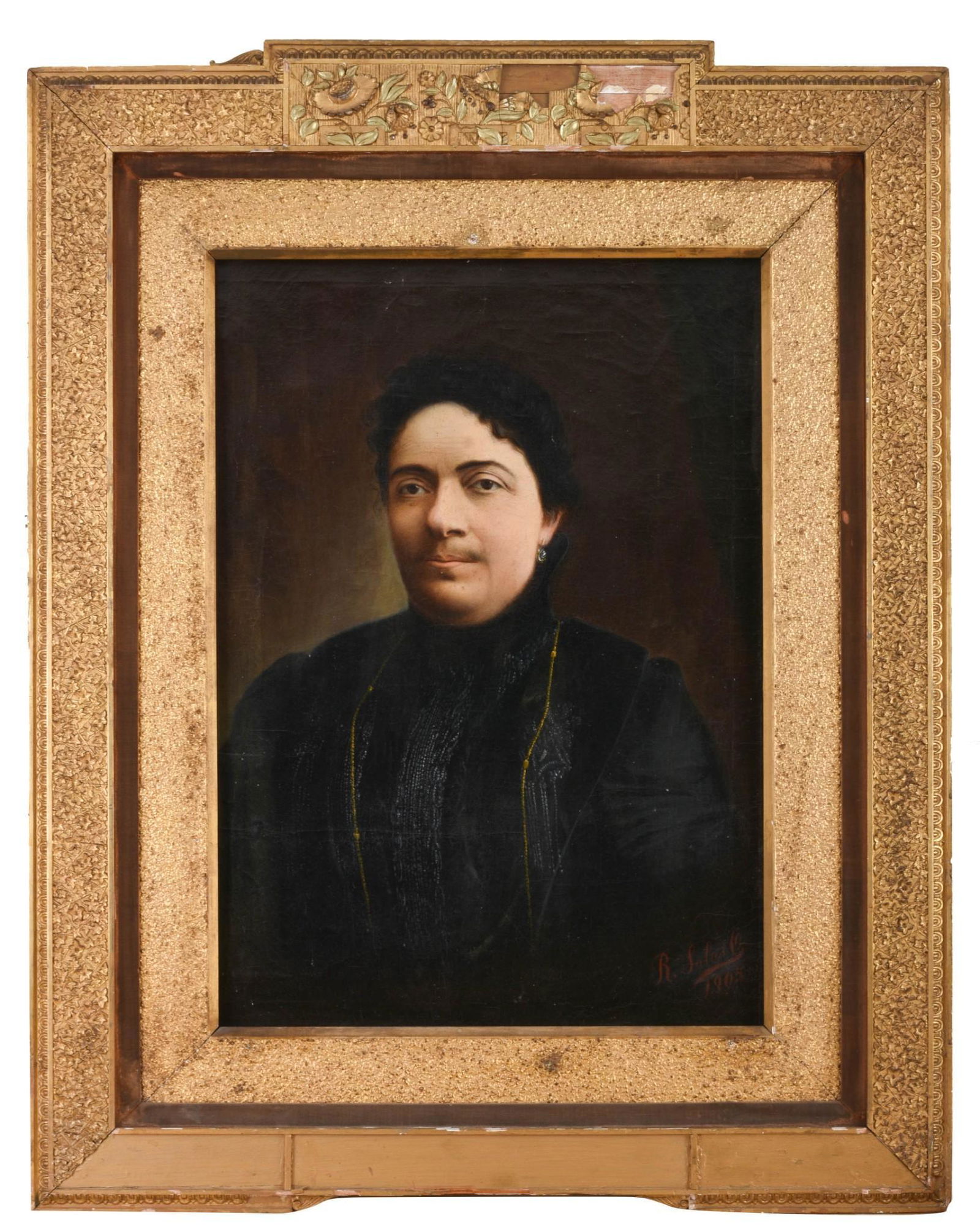 Rafael Salas (1830 - 1906). Portrait of a Man, 1905. (1 of 4)