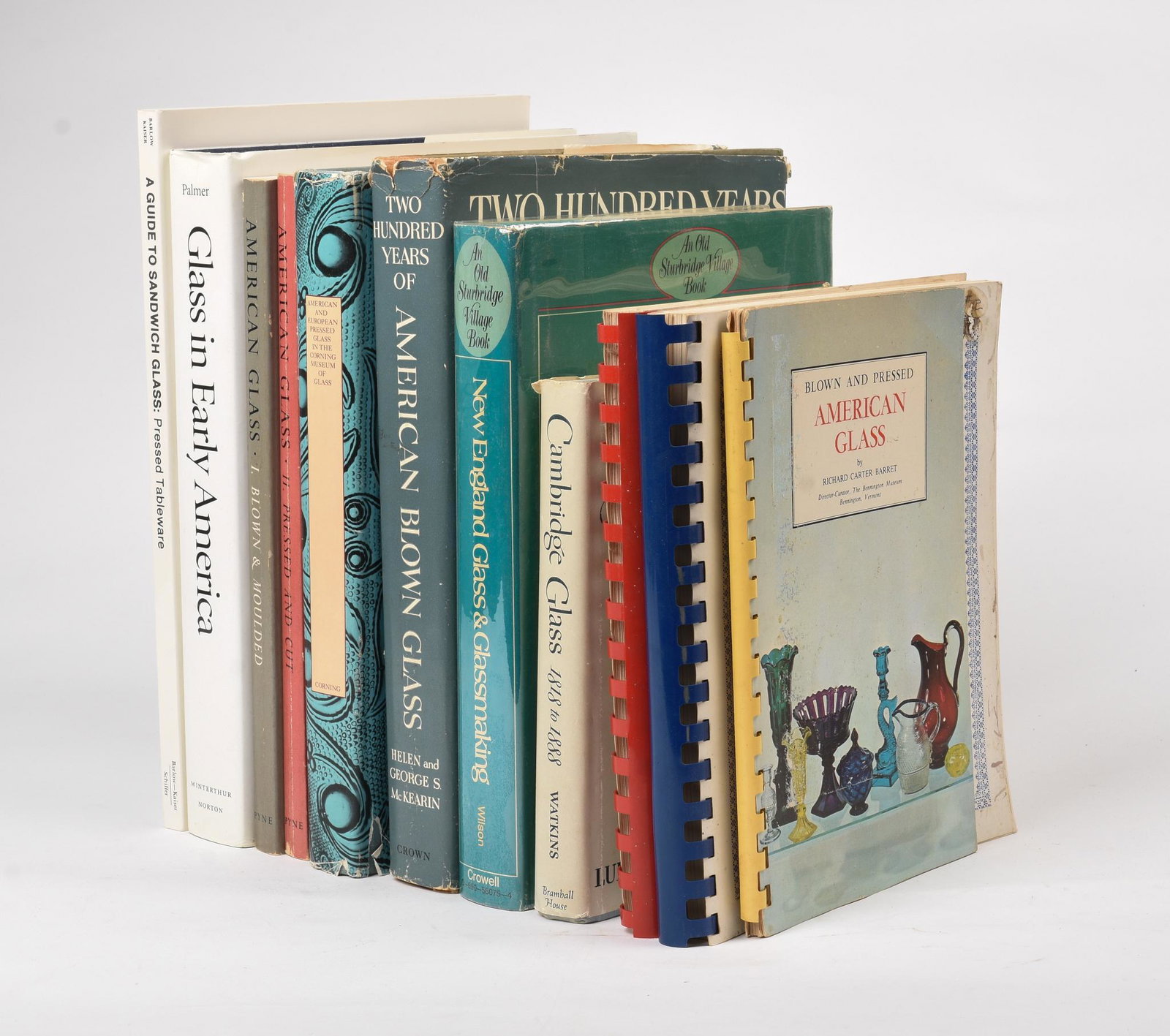 Books on Glass - Eleven: Arlene Palmer, Glass in Early America, 1993, Winterthur Museum Kenneth M. Wilson, New England Glass & Glassmaking, 1972, Thomas Y. Crowell Co. Jane Shadel Spillman, American and European Pressed G