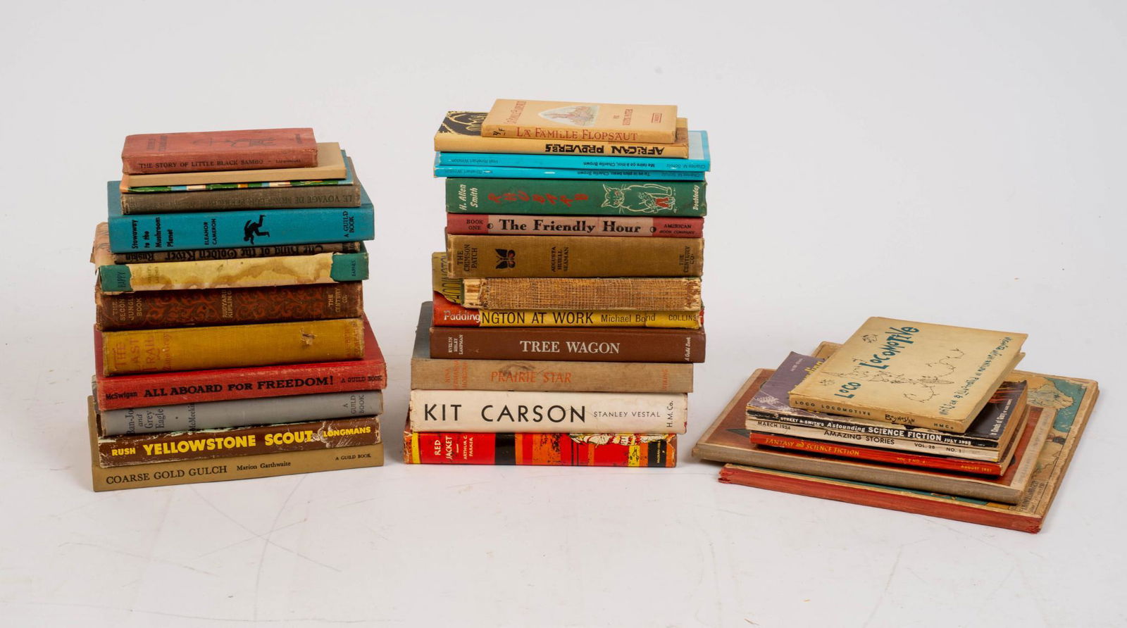 Childrens Books including Foreign Language - Thirty One: Beatrix Potter, Histoire de la Famille Flopsaut, n.d., Frederick Warne & Co (in French) Eugene Labiche, Edouard Martin, Le Voyage de Monsieur Perrichon, 1924, Iroquis Publish Company (in French) C