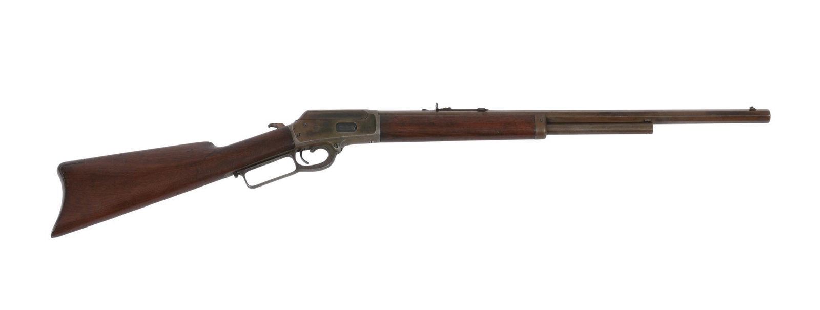Marlin Model 1889 44W Lever Action Rifle.: Serial 39006, circa 1890, barrel length 22 inches.