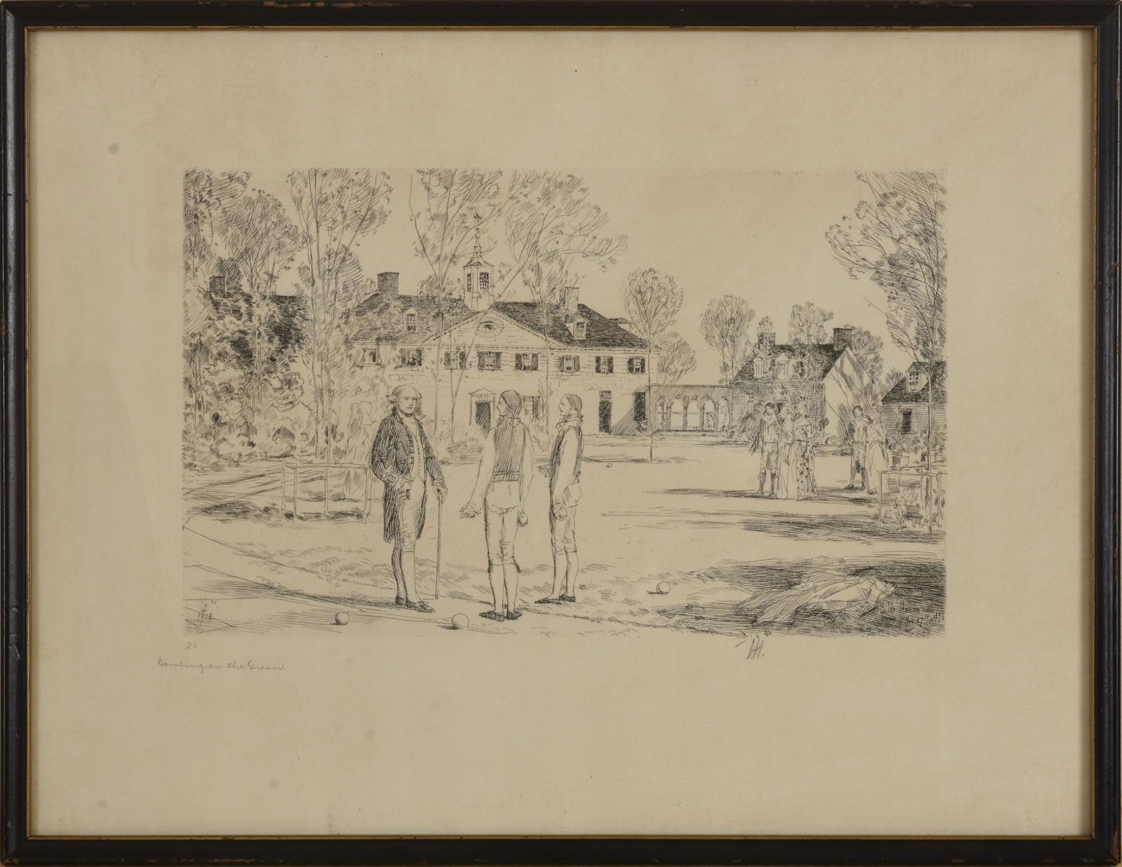 Childe Hassam Etching, (American, 1859-1935). (1 of 4)