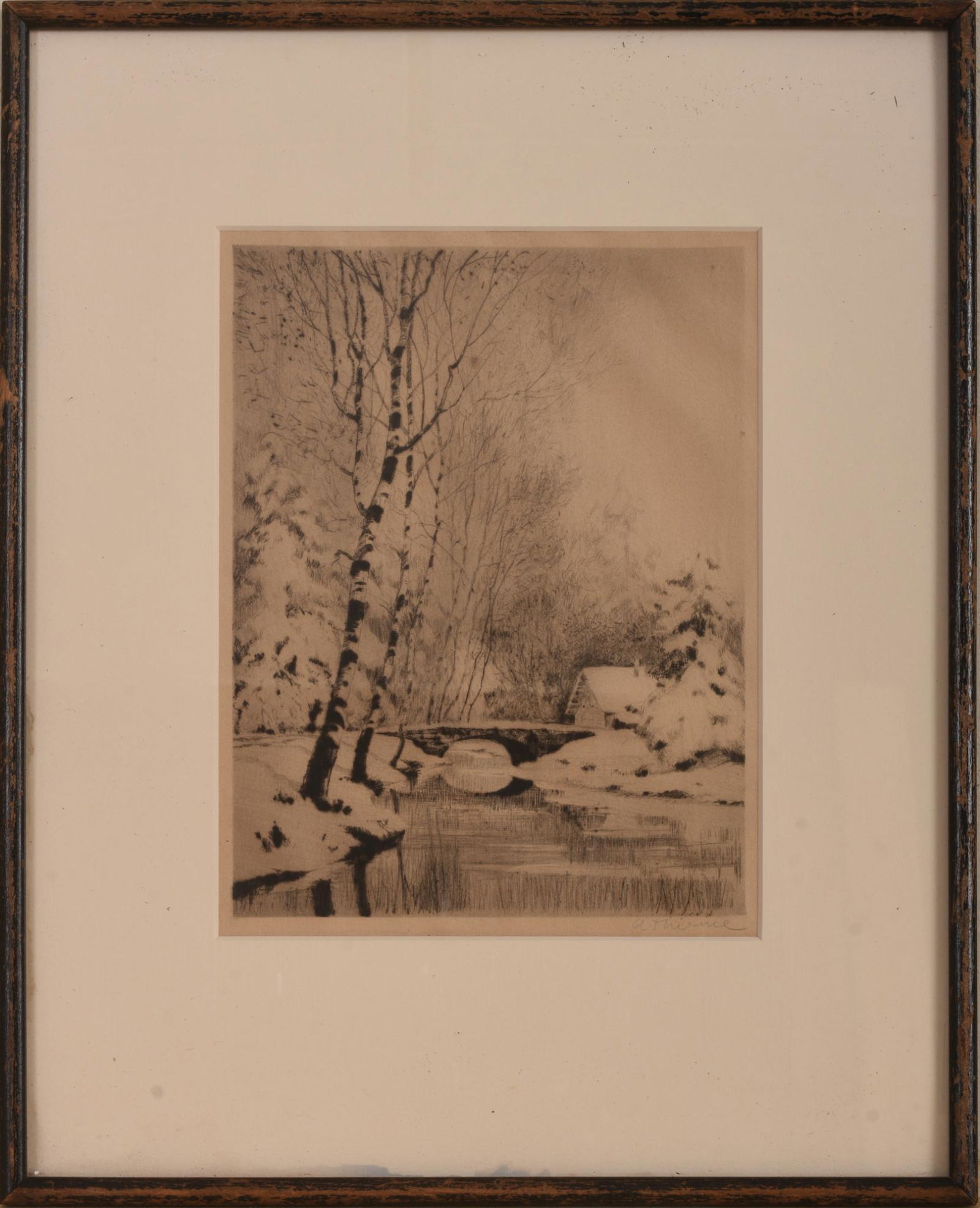 Anthony Thieme Etching, (Rockport, Ma., 1888-1954). (1 of 3)