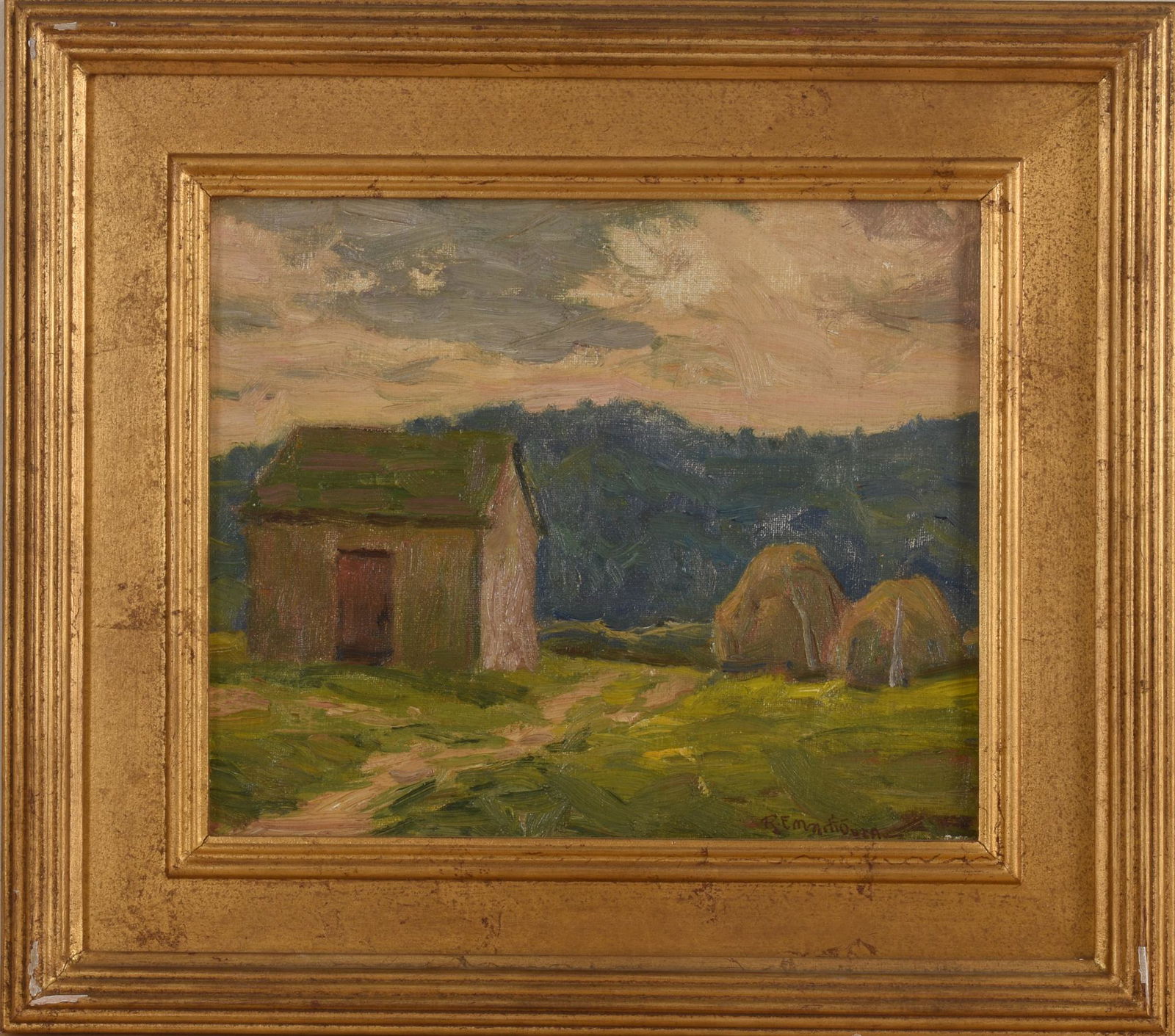 Robert Emmett Owen (1878 - 1957). Plein Air Scene. (1 of 3)