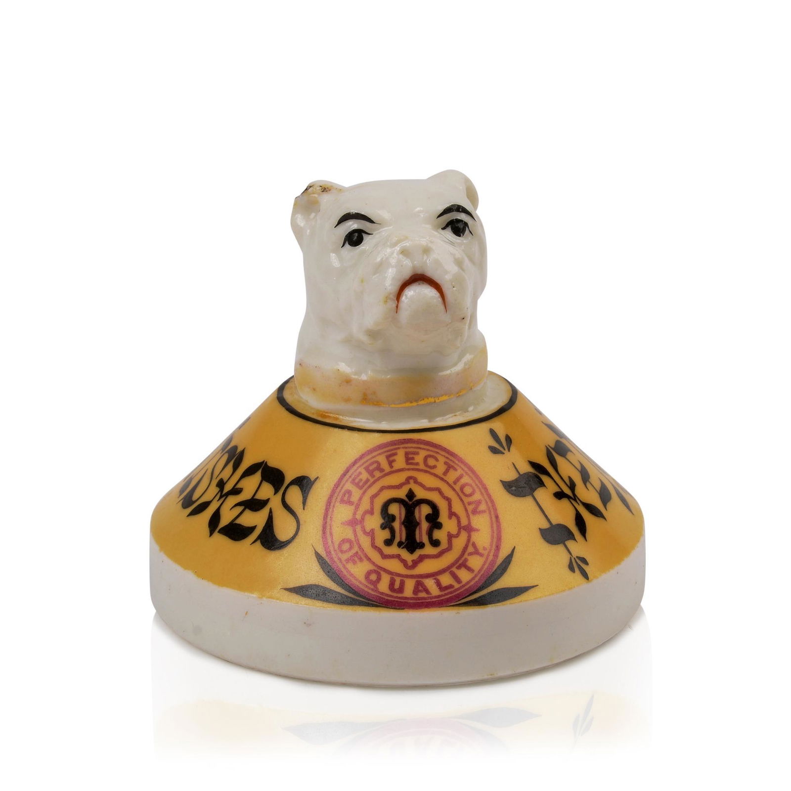 Union Porcelain Works Advertising Paperweight. (1 of 3)