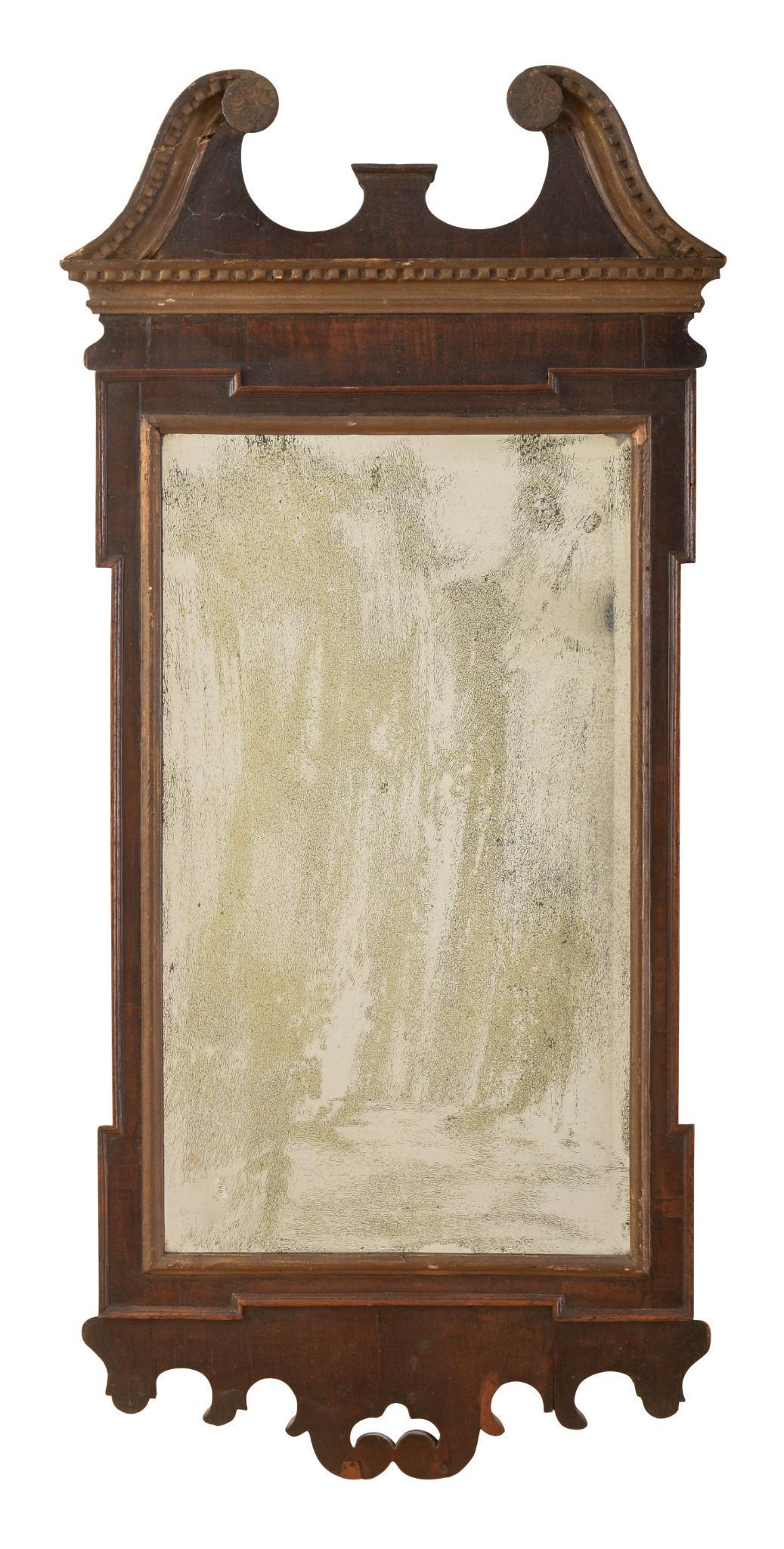 Architectural Style Mirror, Circa 1760. (1 of 2)