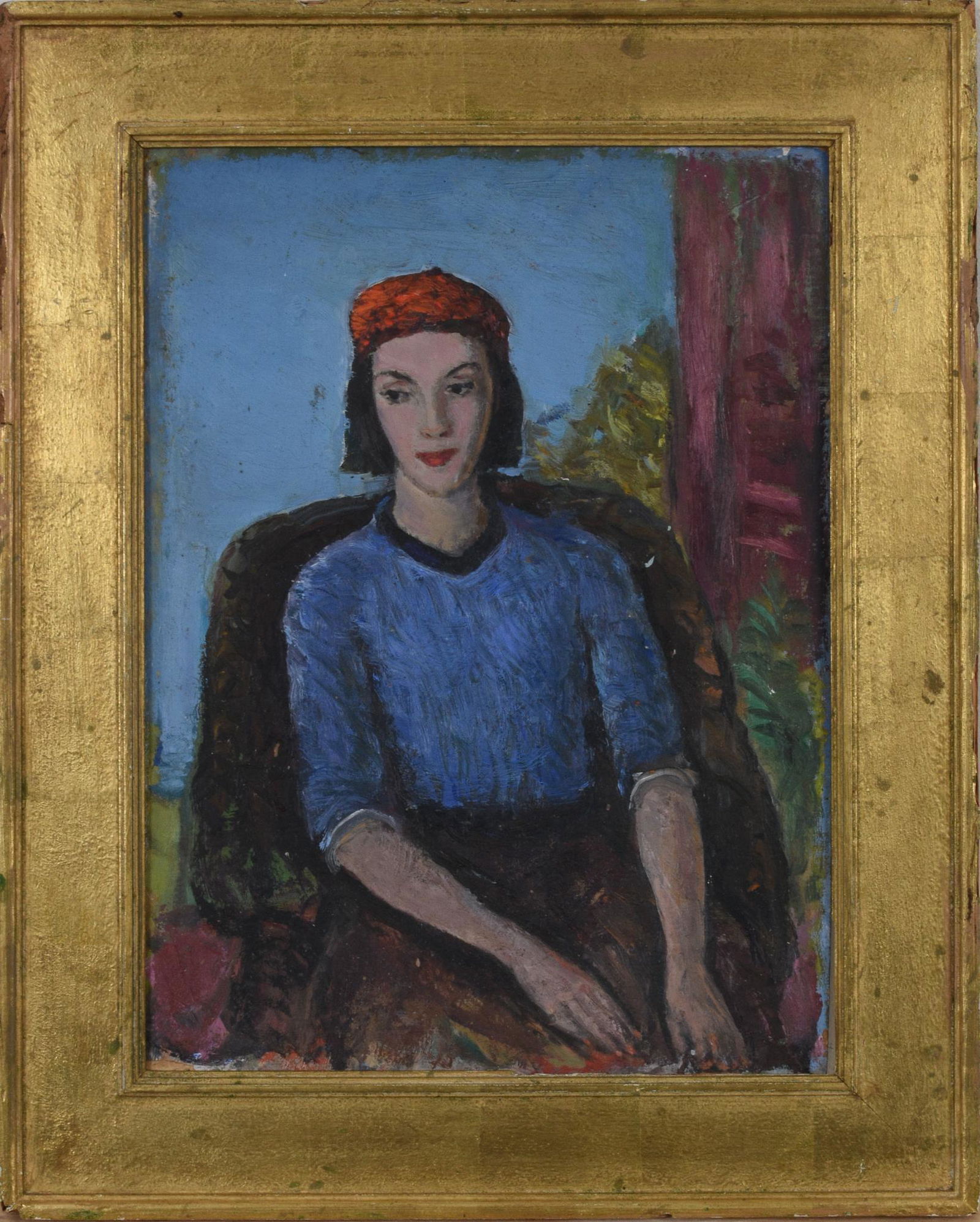 Gustav William Von Schlegell. Portrait of Sydney Henderson. (1 of 2)