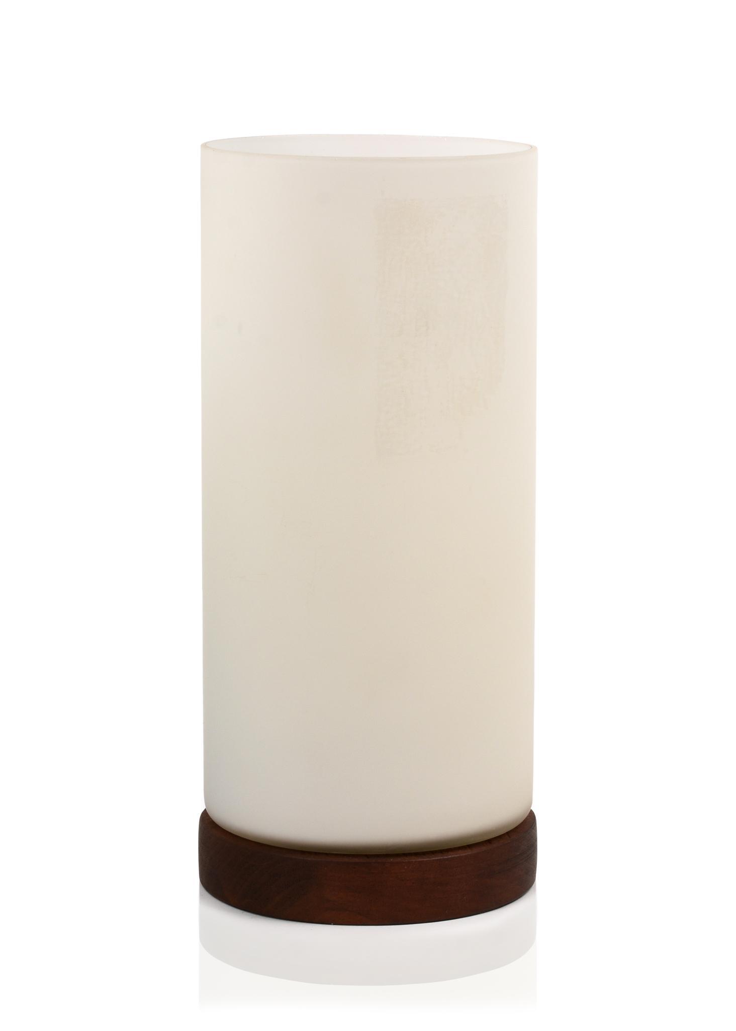 Wood and Glass Table Lamp, Style of Paul Mayen (1 of 3)