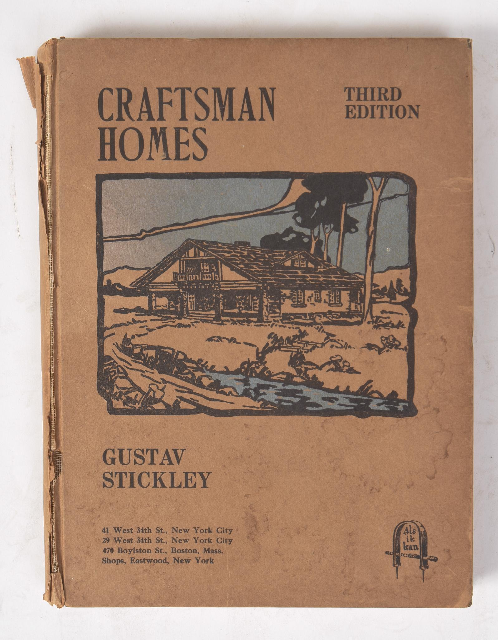 Craftsman Homes Book by Gustav Stickley. (1 of 6)