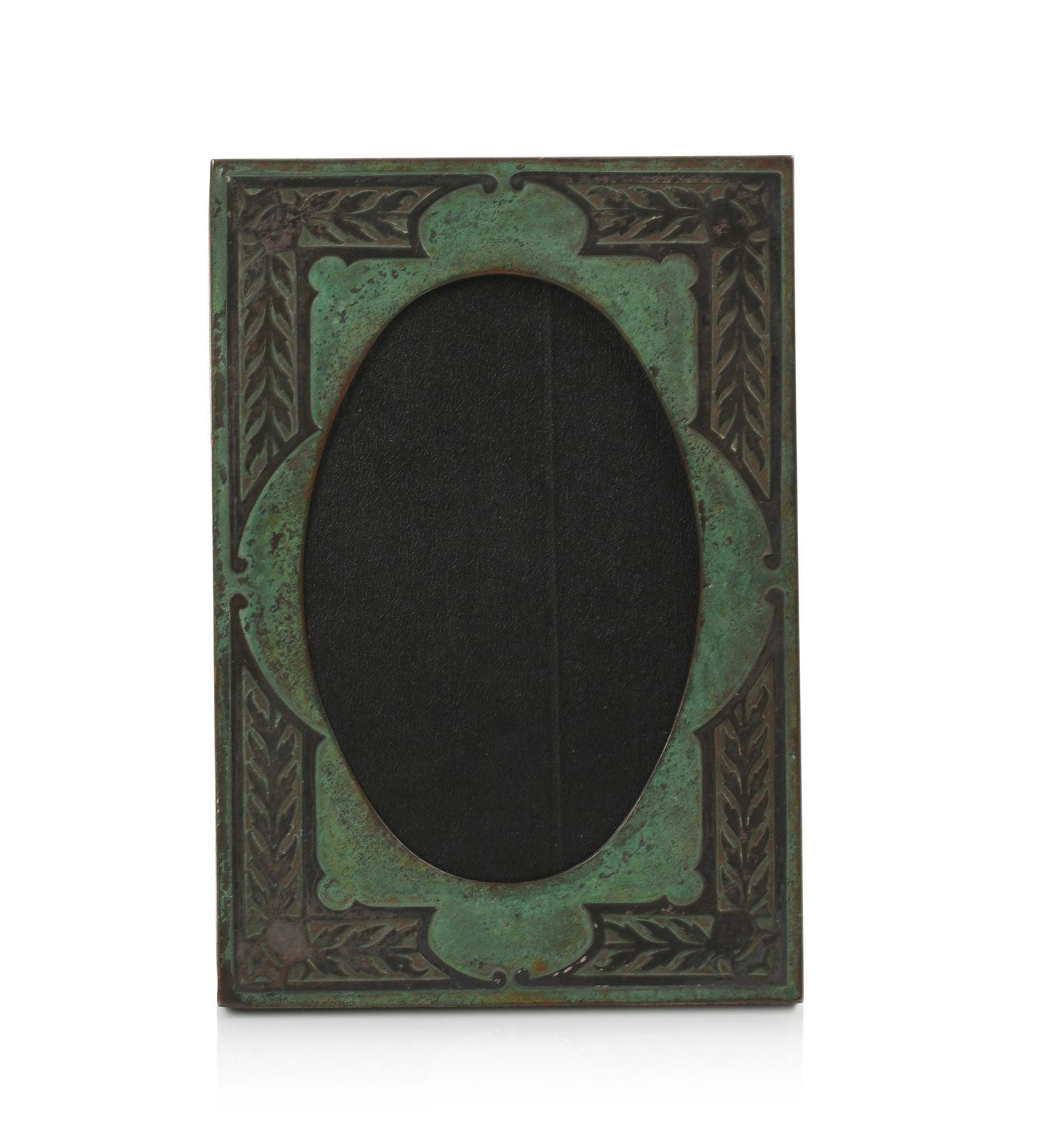 Heintz Sterling on Bronze Picture Frame. (1 of 2)