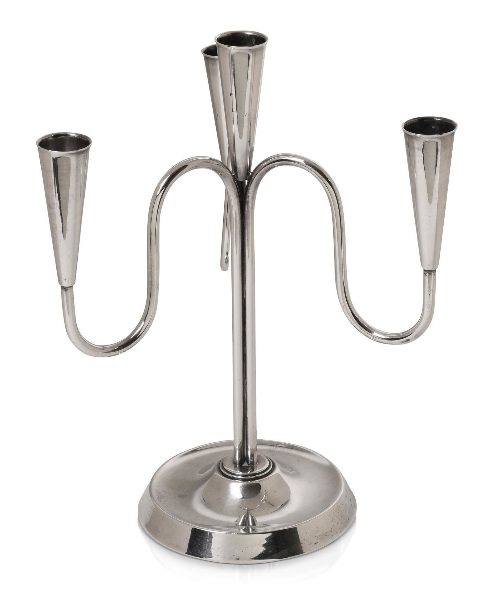 Hans Jensen Silverplate Candelabra. (1 of 4)