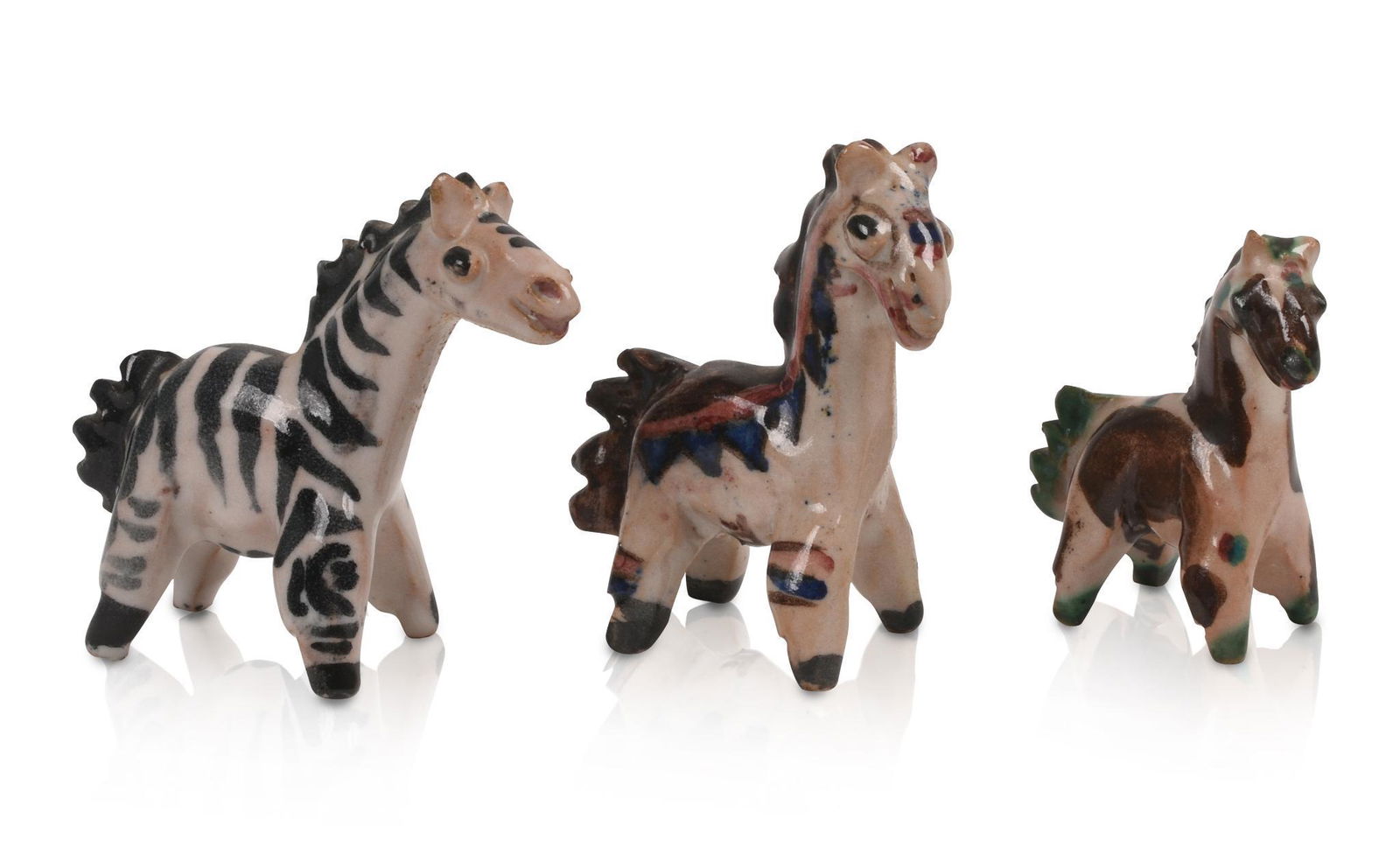 Three ICS Pottery Animals. (1 of 4)