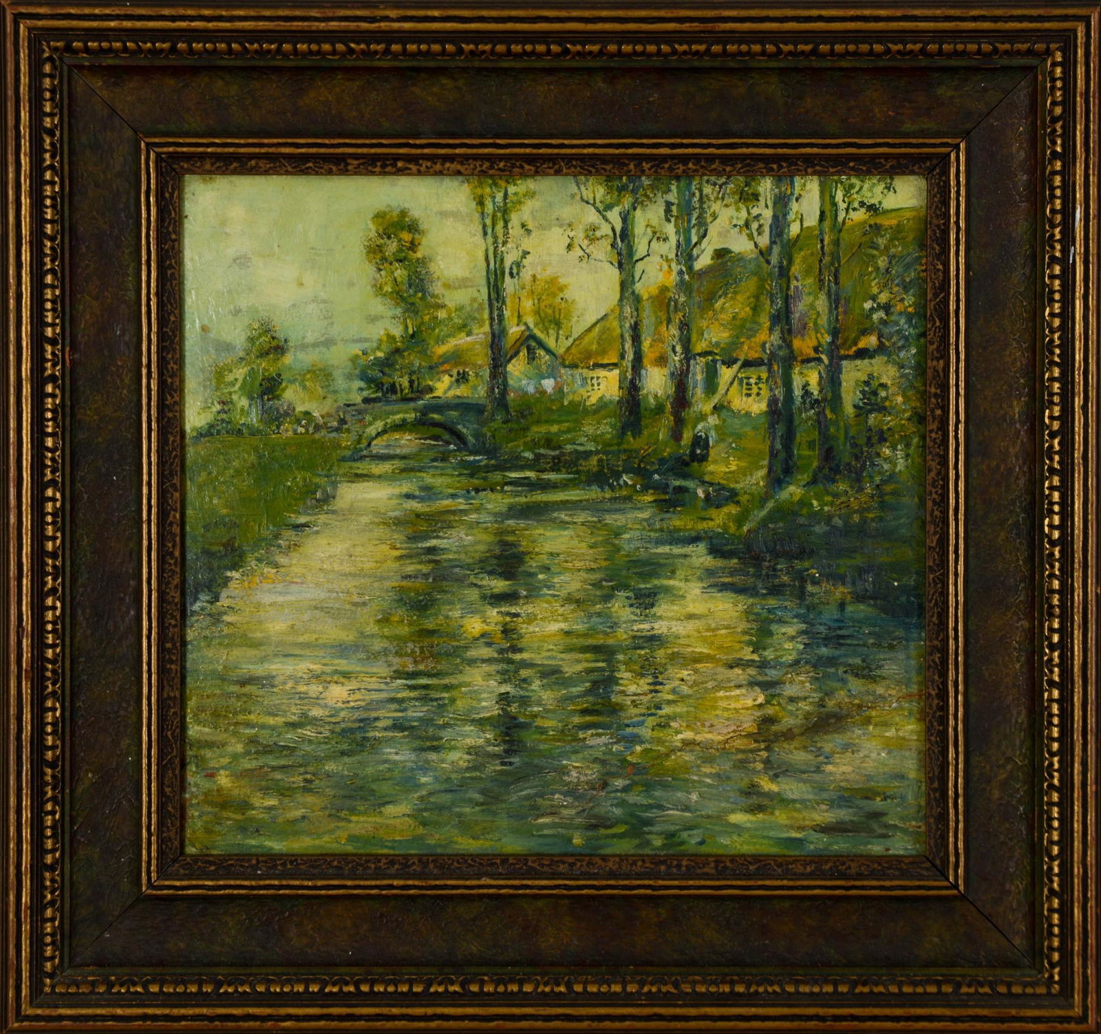 French Impressionist River Scene. (1 of 2)