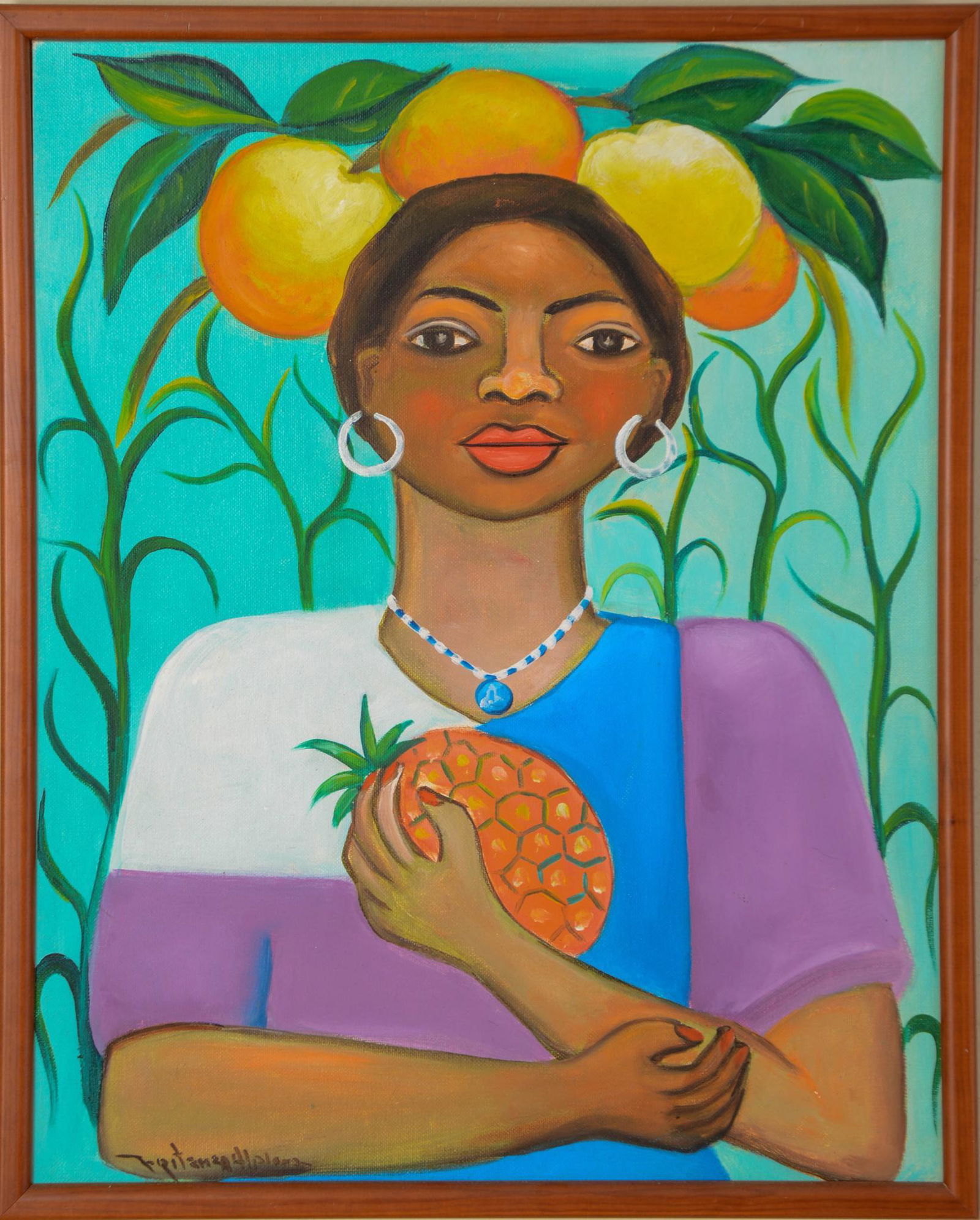 Haitian Painters
ジェラルド・アレクシス Oil Painting by Haitian Artist F. Joseph 29x39