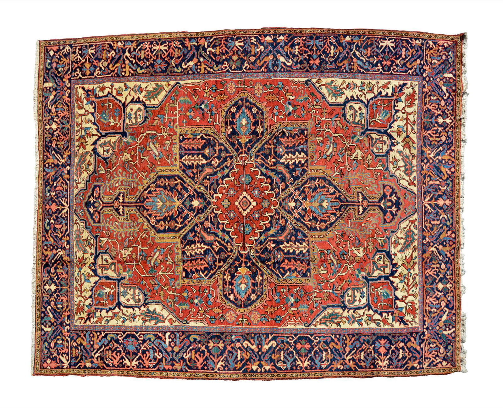 Persian Heriz Carpet. (1 of 2)