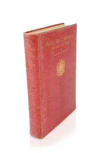 Paul De Lamerie: His Life and Work.: Philip A.S. Phillips, B.T. Batsford, London, 1935. 115 pages plus plates. Fair condition, some foxing, minor loss to binding.