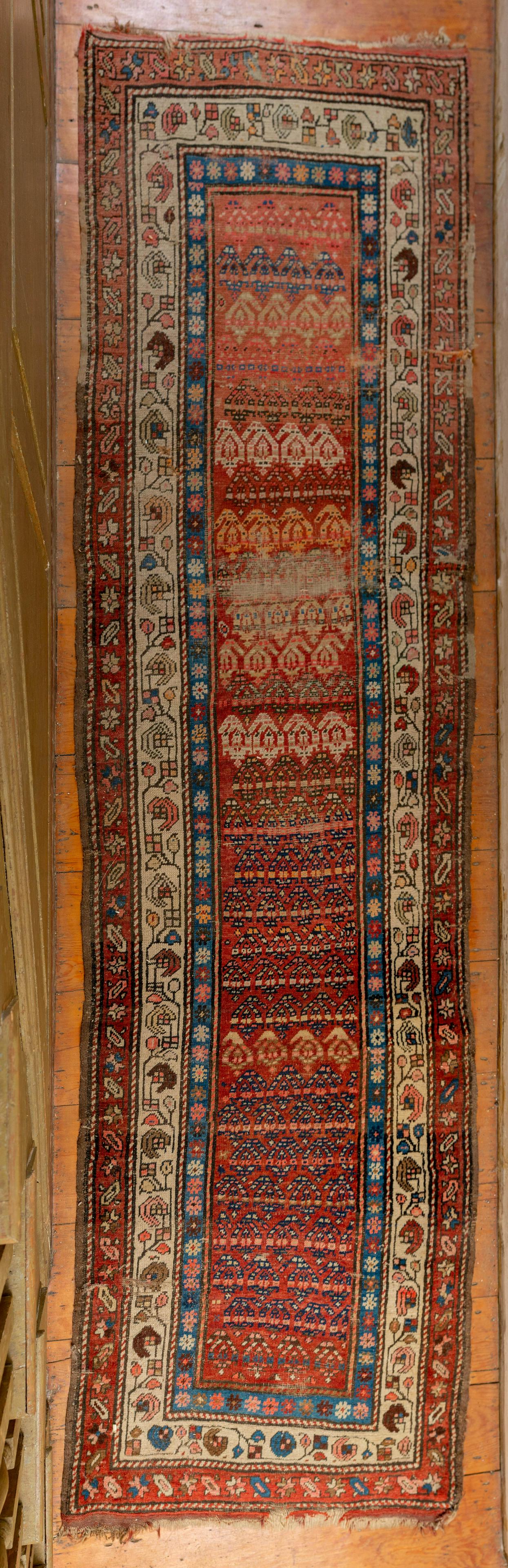 ORIENTAL RUNNER WITH RED GROUND WITH ALL-OVER BOTEH (1 of 1)