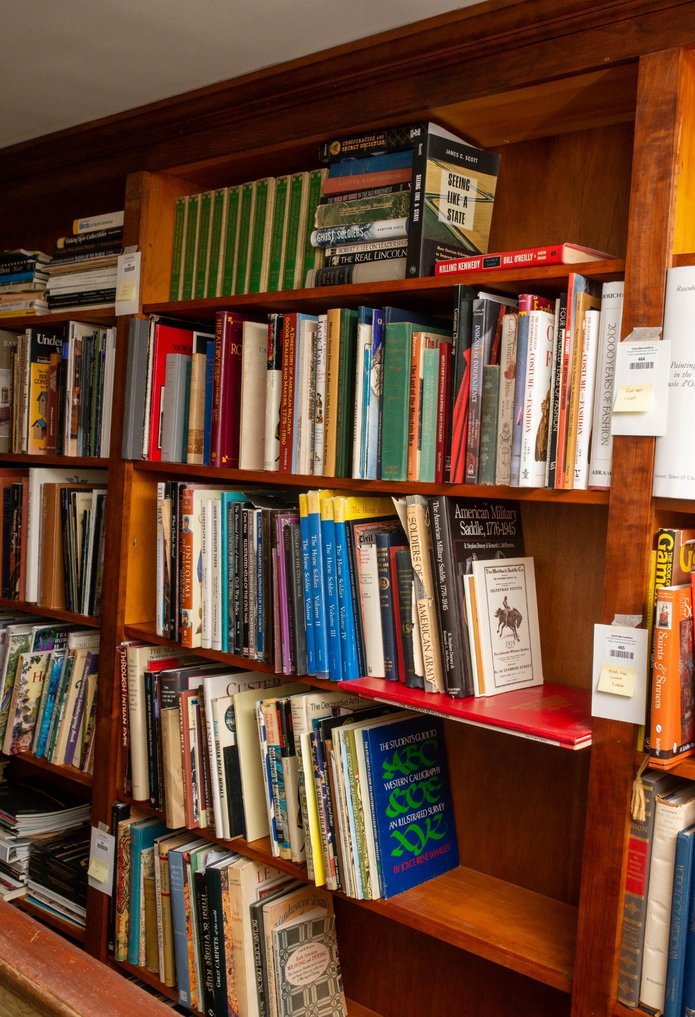 BOOKS ON COSTUMES, DRESS AND UNIFORMS. (1 of 1)