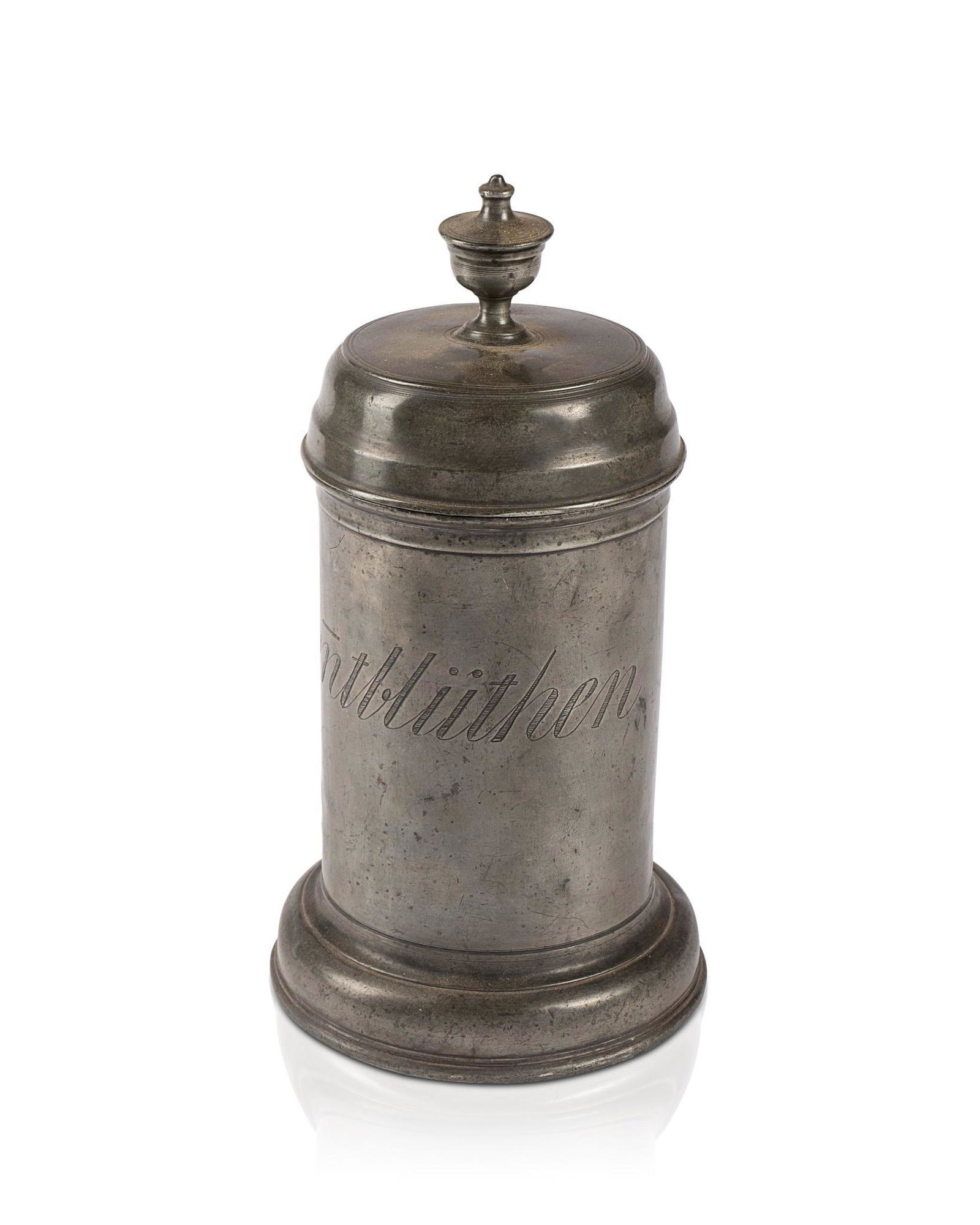 PEWTER TANKARD. (1 of 4)