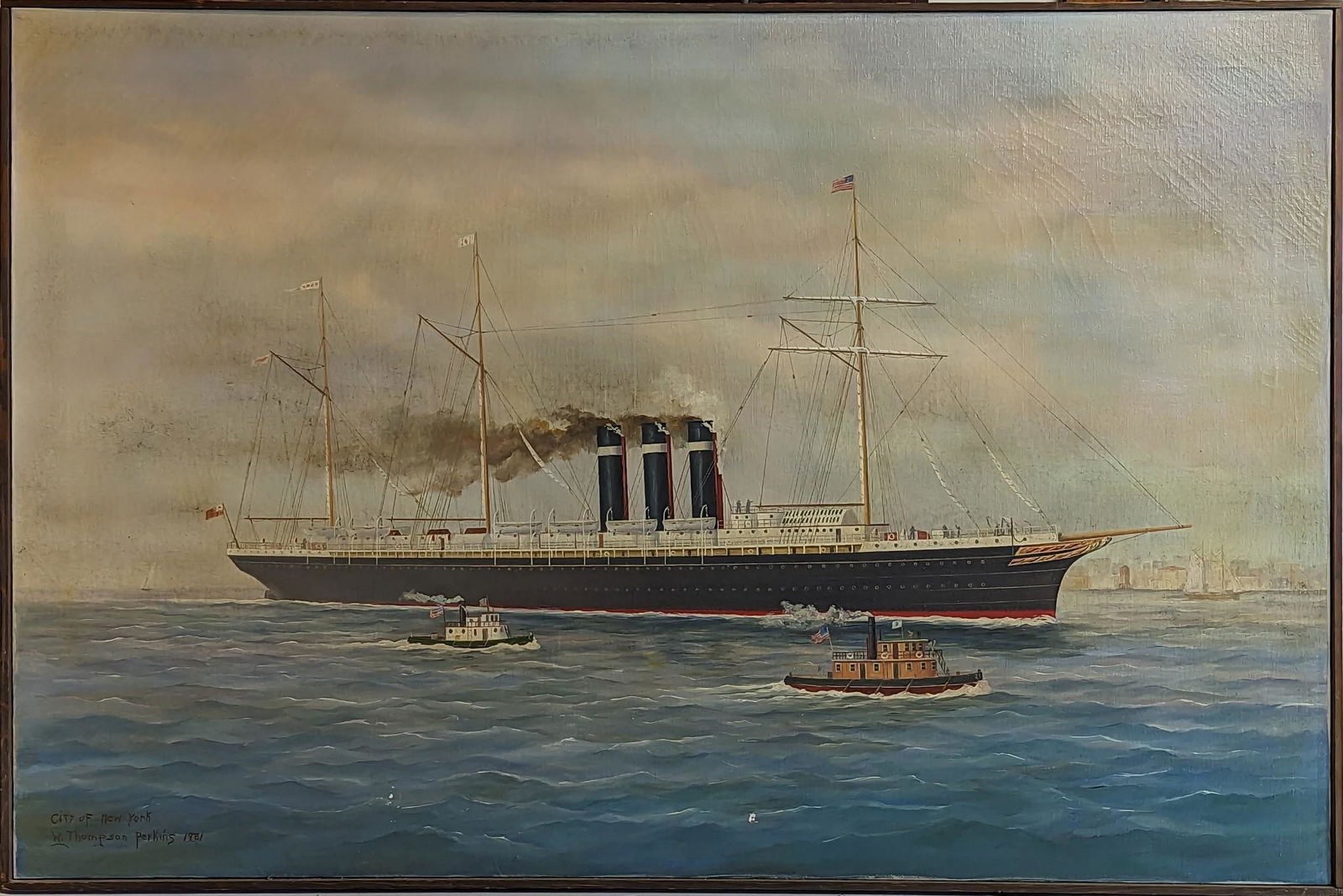 STEAMSHIP PAINTING (1 of 3)