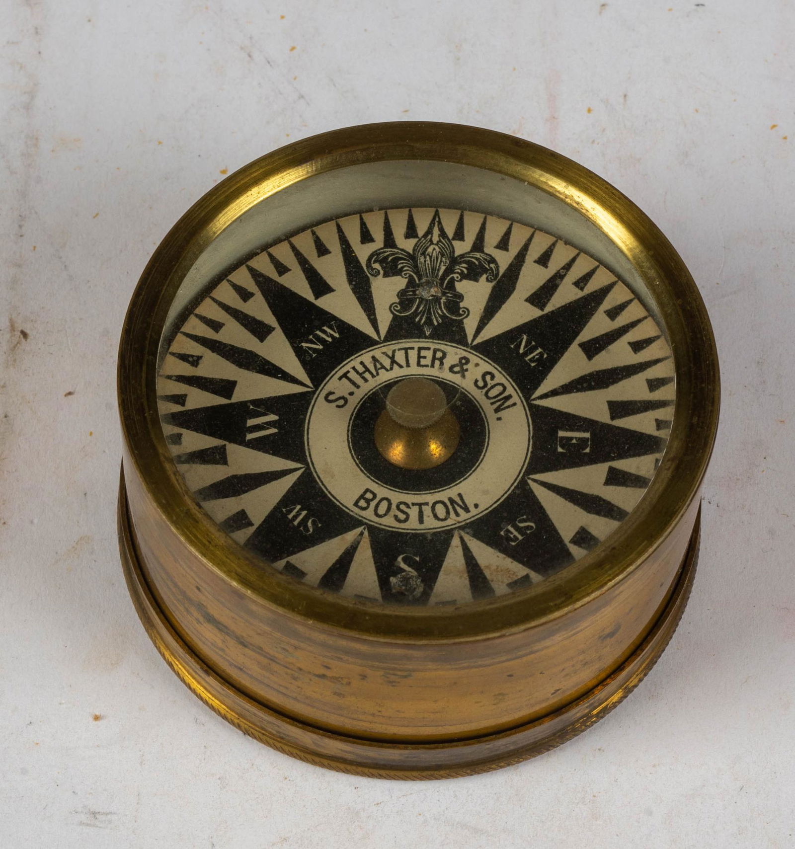 BRASS CASED COMPASS (1 of 2)