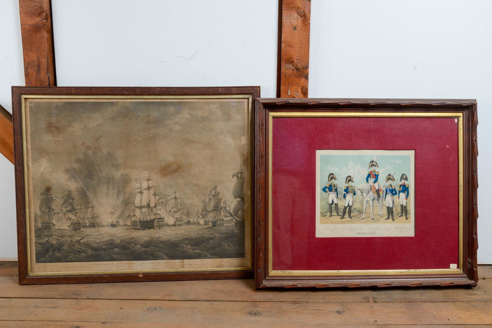 KERR EBY LITHOGRAPH, STORMING THE RETREAT AT MONMOUTH. (1 of 10)